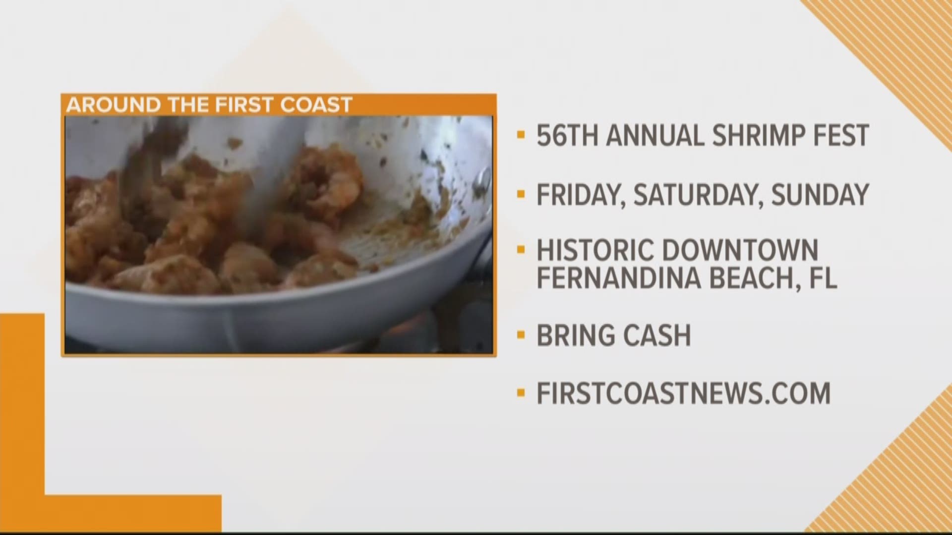 Shrimp festival, Rockville and so much more! Here's whats happening this weekend on the First Coast.