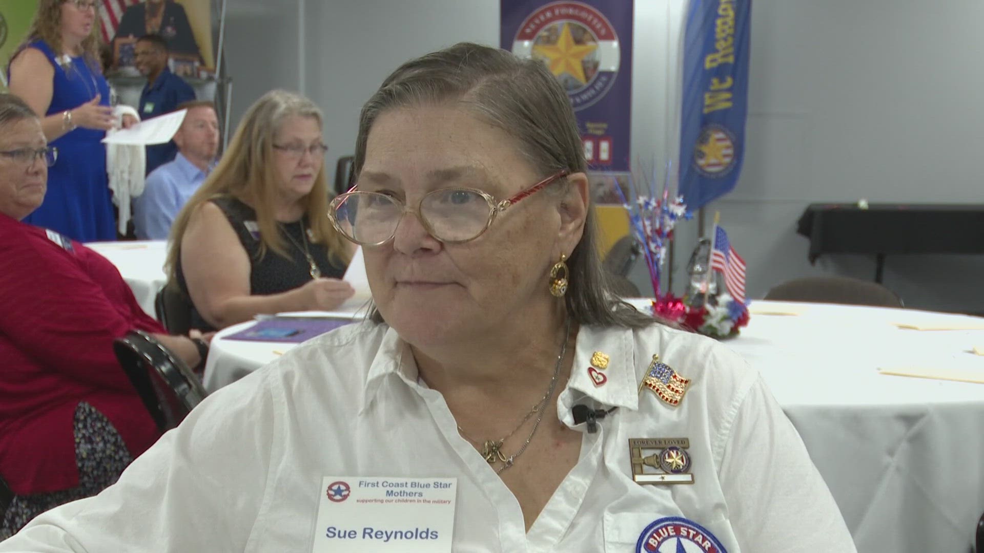 The First Coast Blue Star Mothers hosted a brunch for Gold Star families to honor military members who gave their life in service to our country.