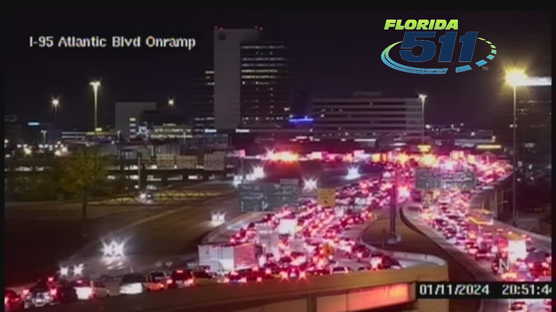 Accident on I-95 Northbound stops traffic south of Fuller Warren - Vimarsana News