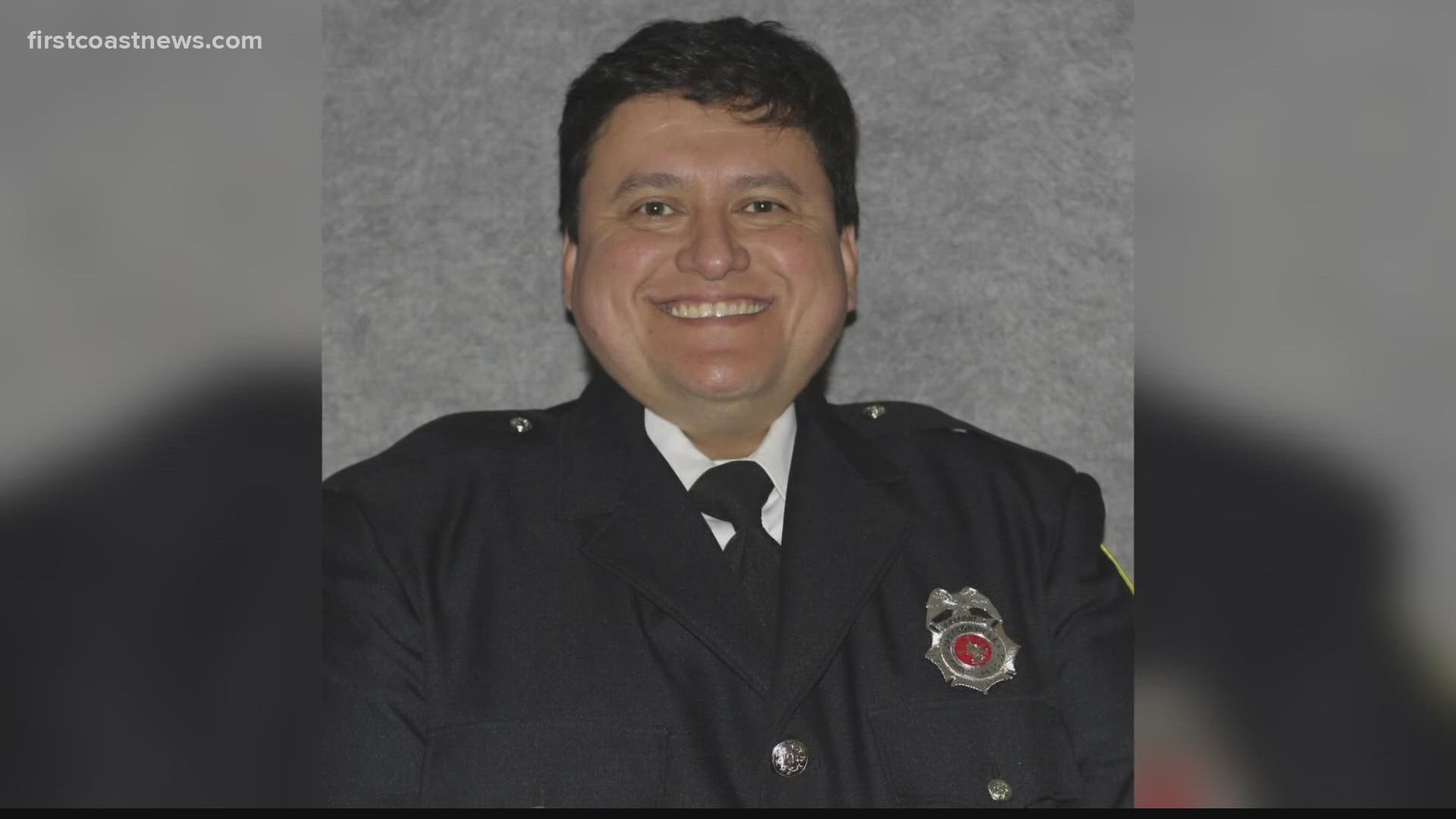 Lieutenant Mario J. Moya of Rescue-42-B served JFRD for 17 years. The agency says he is survived by his wife Christina and children Bobby, Bella, and MJ.