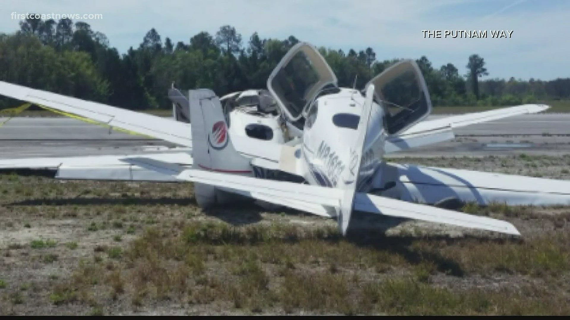 According to the Florida Highway Patrol, two planes collided while on the ground at the Key Larkin Airport in Palatka.Officials report no one was injured in the small collision.