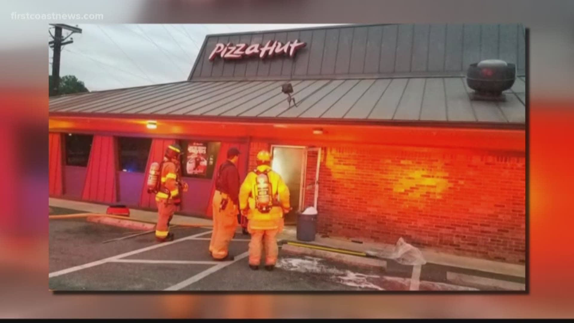 Starke Fire Rescue responded to the Pizza Hut on Wednesday in reference to a fire.