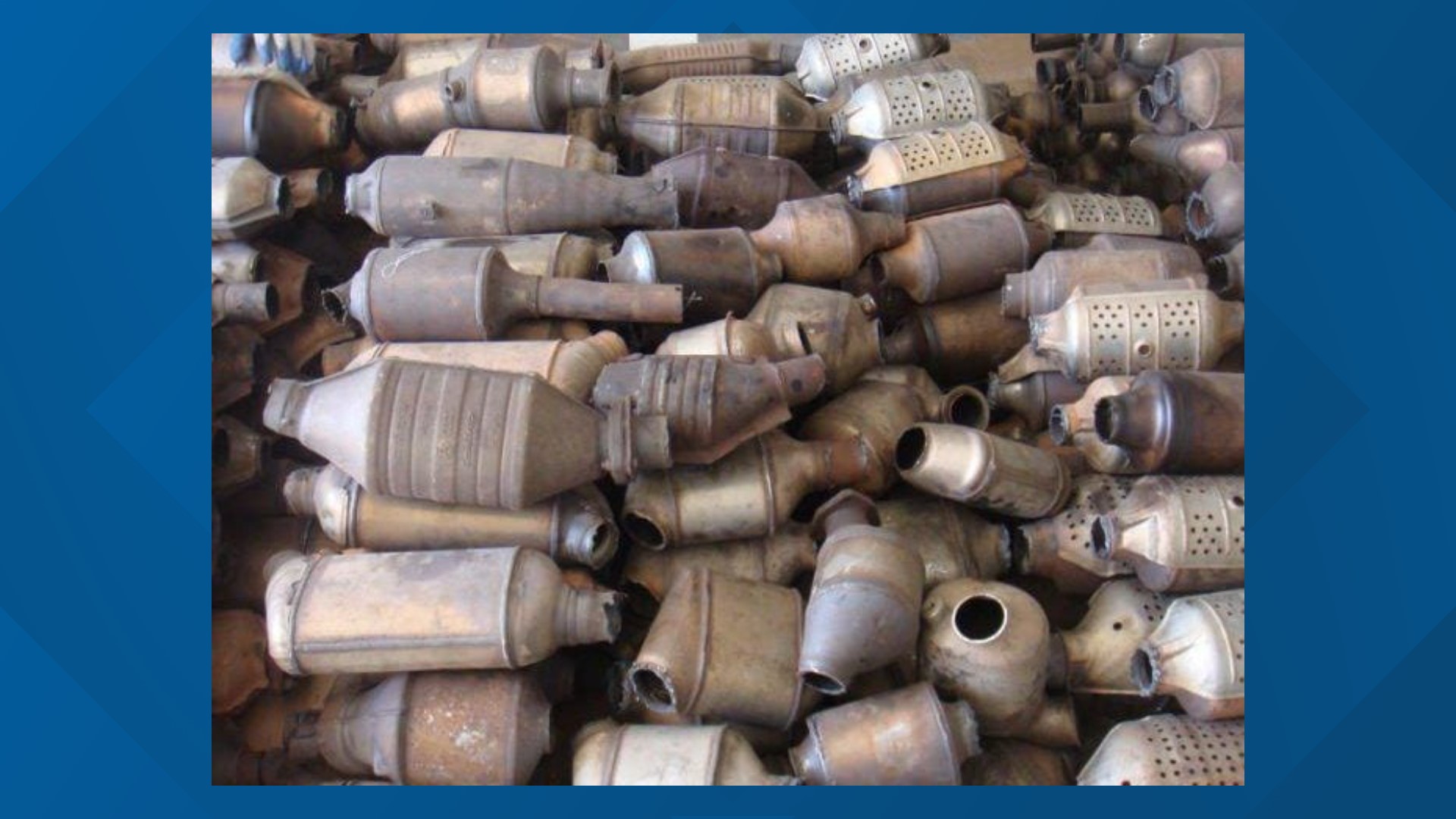 Catching the Eyes of Criminals 22 catalytic converters stolen from