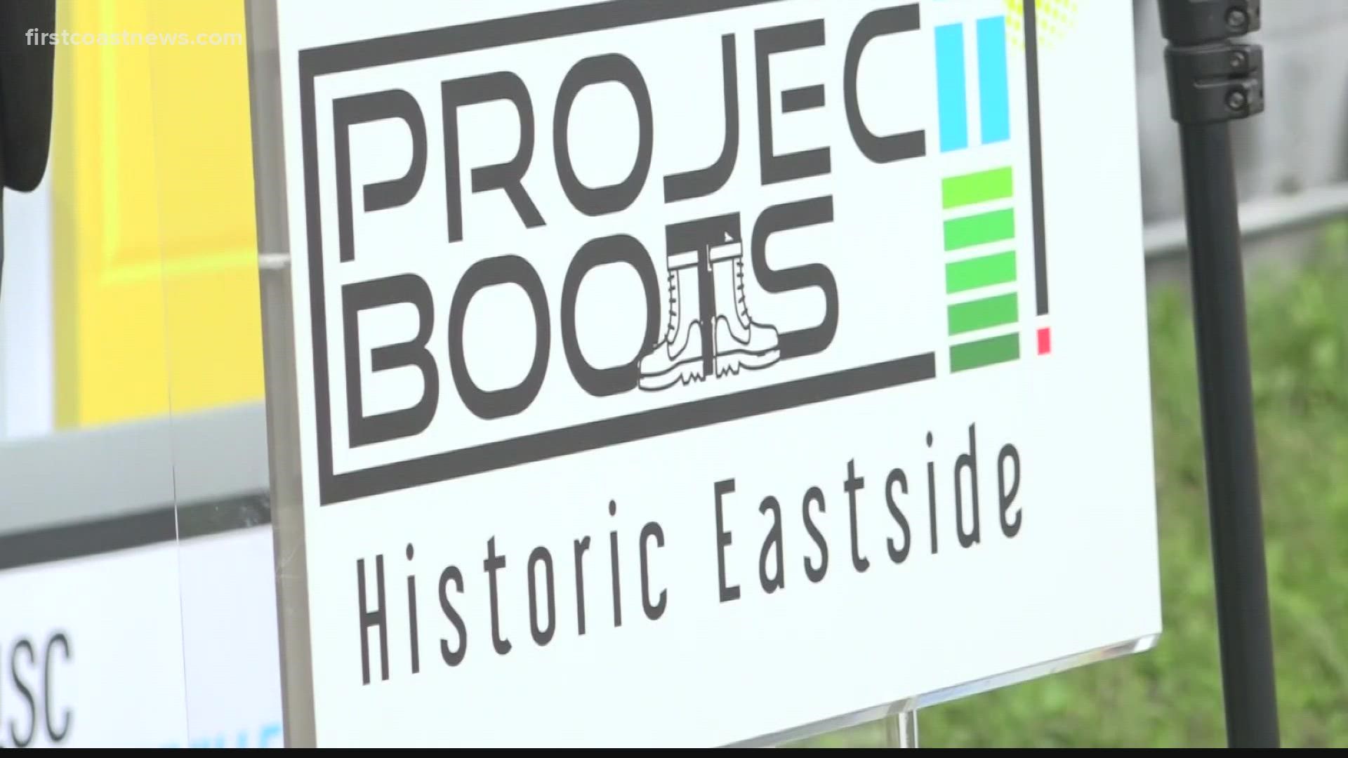 This Saturday LISC Jacksonville and Lift JAX are launching and funding a program called Project Boots.