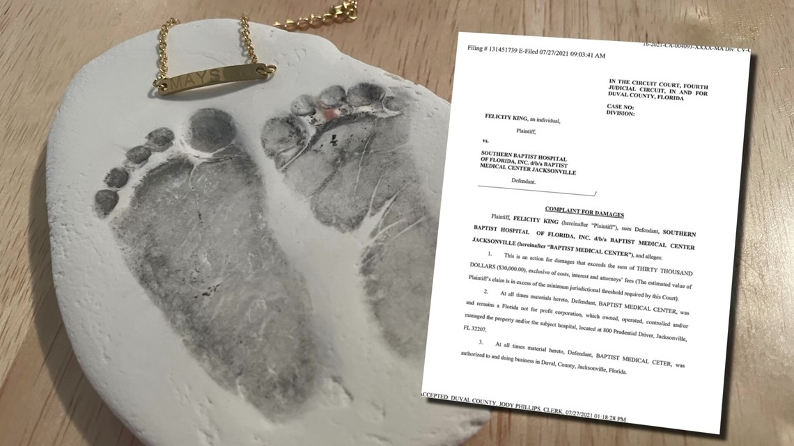 Family files lawsuit over Baptist Health's handling of stillborn