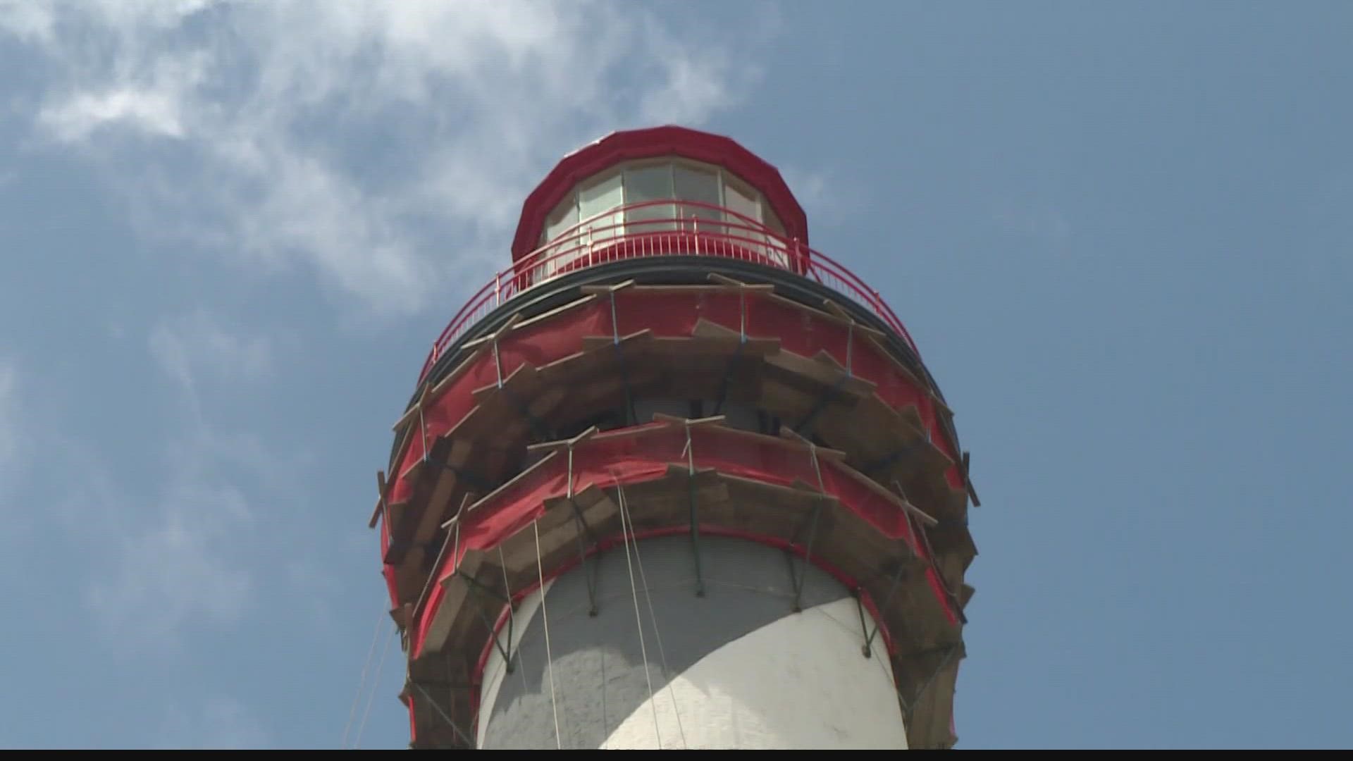 The St. Augustine Lighthouse  is getting what its director calls a “soup to nuts” restoration job.