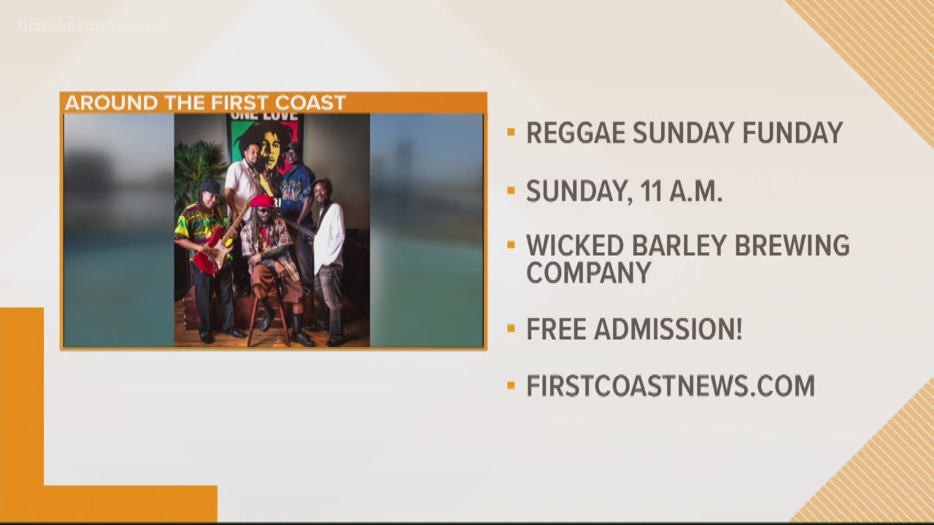 Reggae Sunday, 'College Colors' food truck takeover, River Rukus and much more!