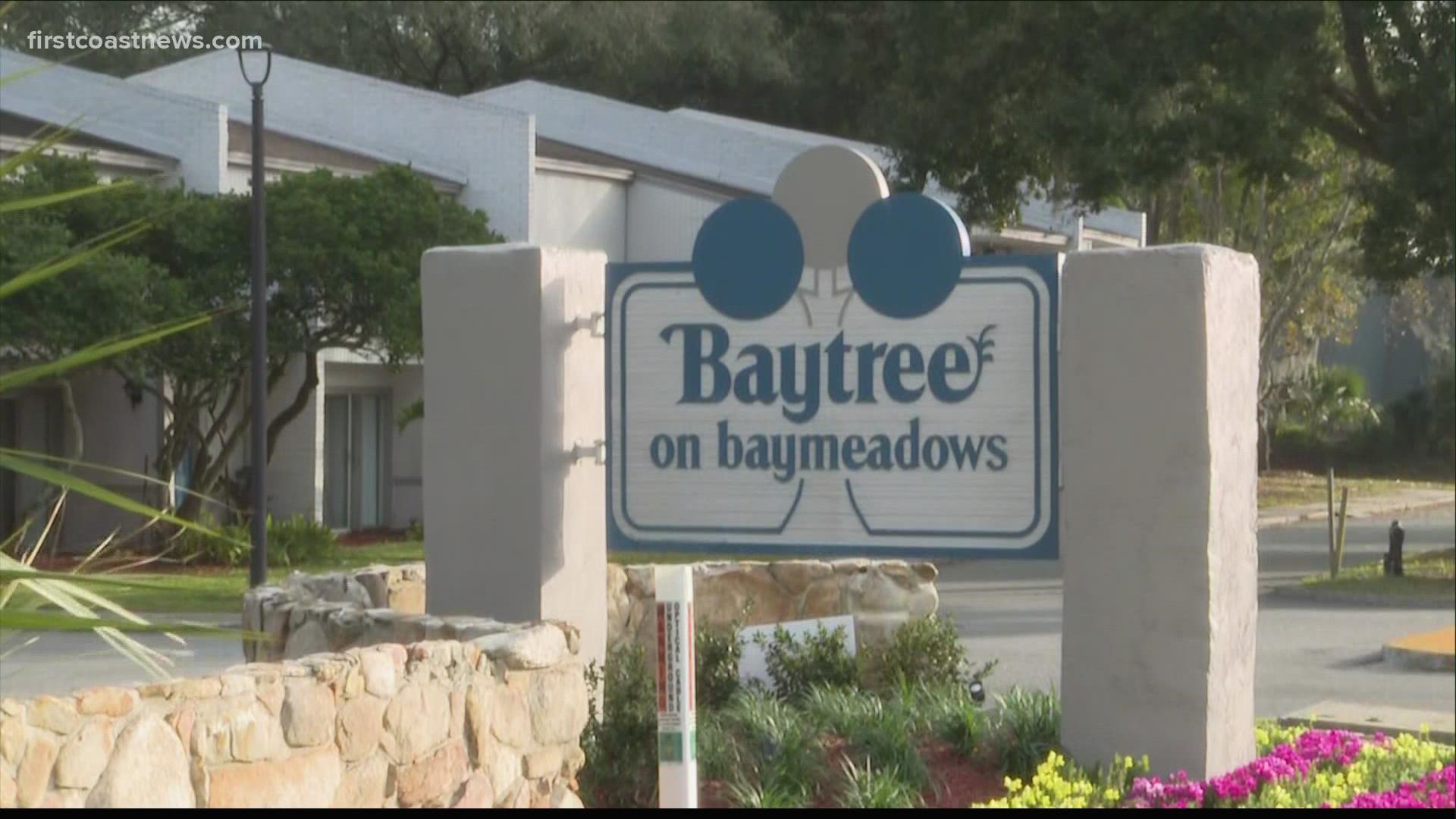 Officers were called to Baytree On Baymeadows Apartments around 4 a.m. A witness said they saw a person struggling in a retention pond, then go under water.