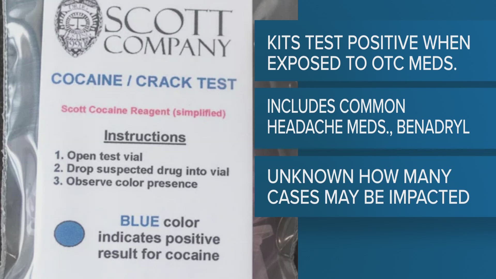 JSO stopped using cocaine field tests Wednesday after finding they generate false-positives for common over-the-counter medications.