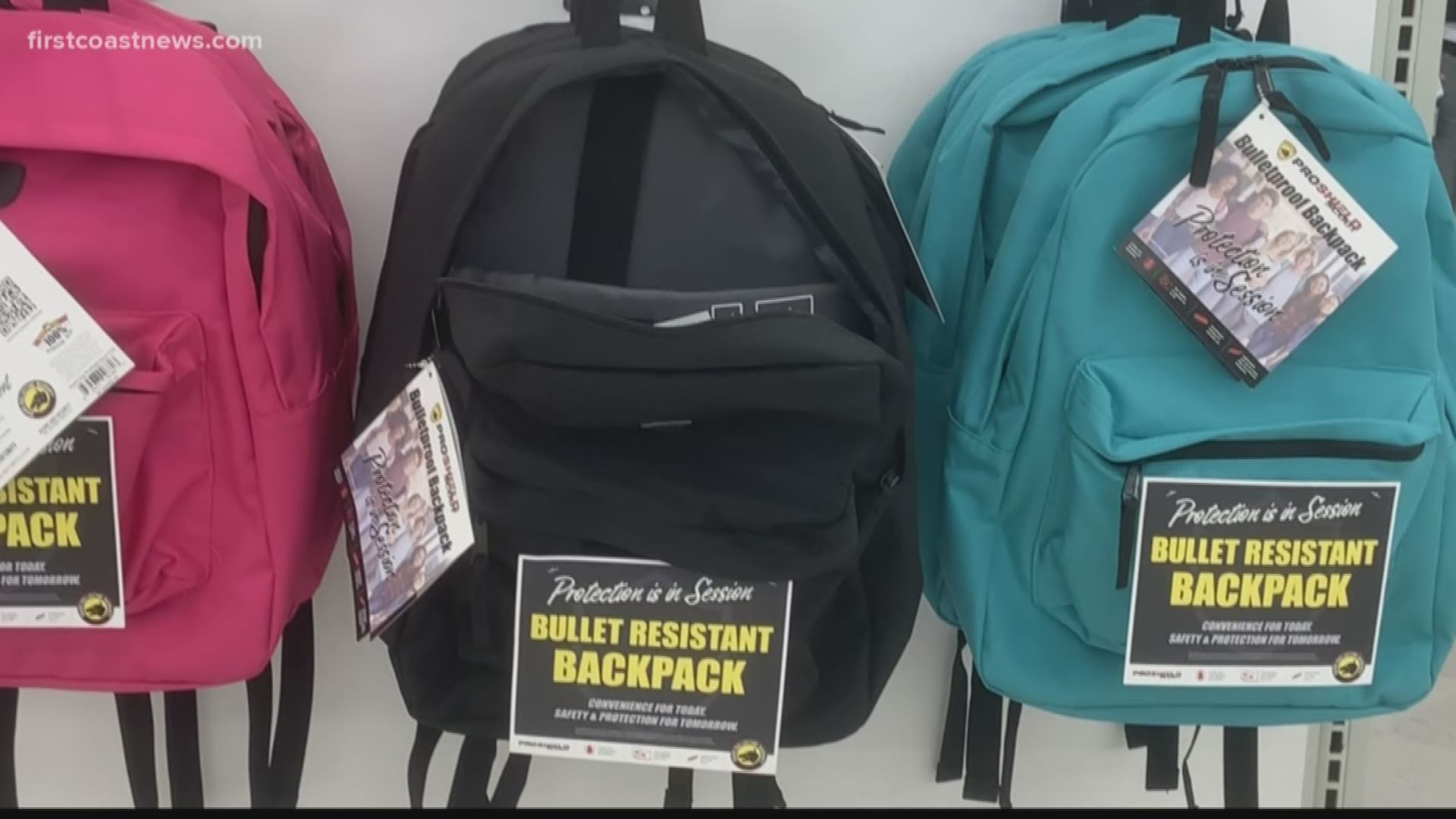 Since the shooting massacre at Sandy Hook, the backpacks have become a demand for parents during back to school shopping.