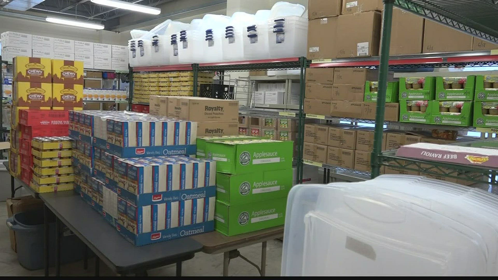 Many people are in need of food and supplies following Hurricane Irma. One food pantry is grateful for all the supplies donated by the community.