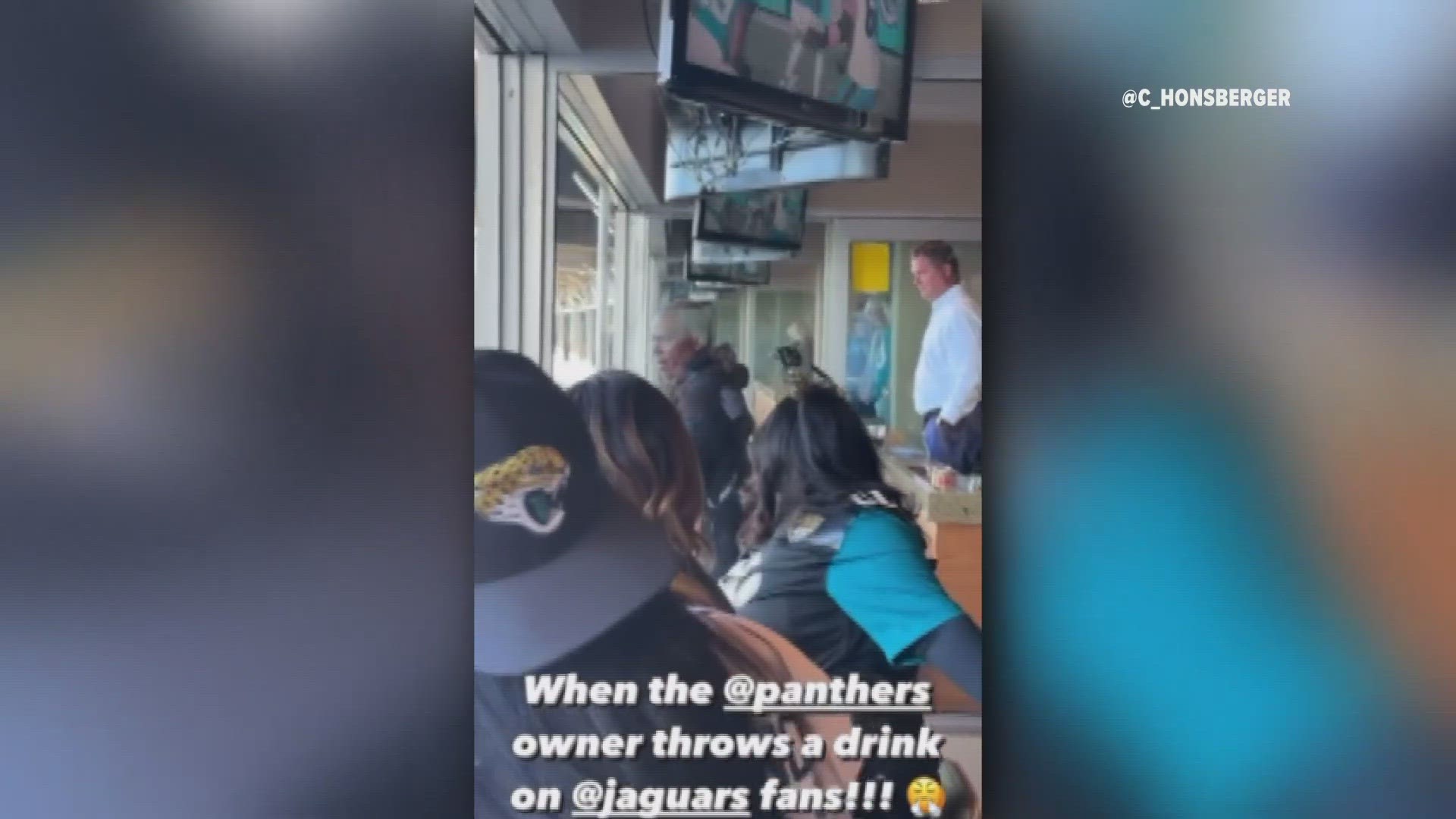 Panthers Owner David Tepper is under fire after video emerged that appears to show him throwing his drink on a Jaguars fan.