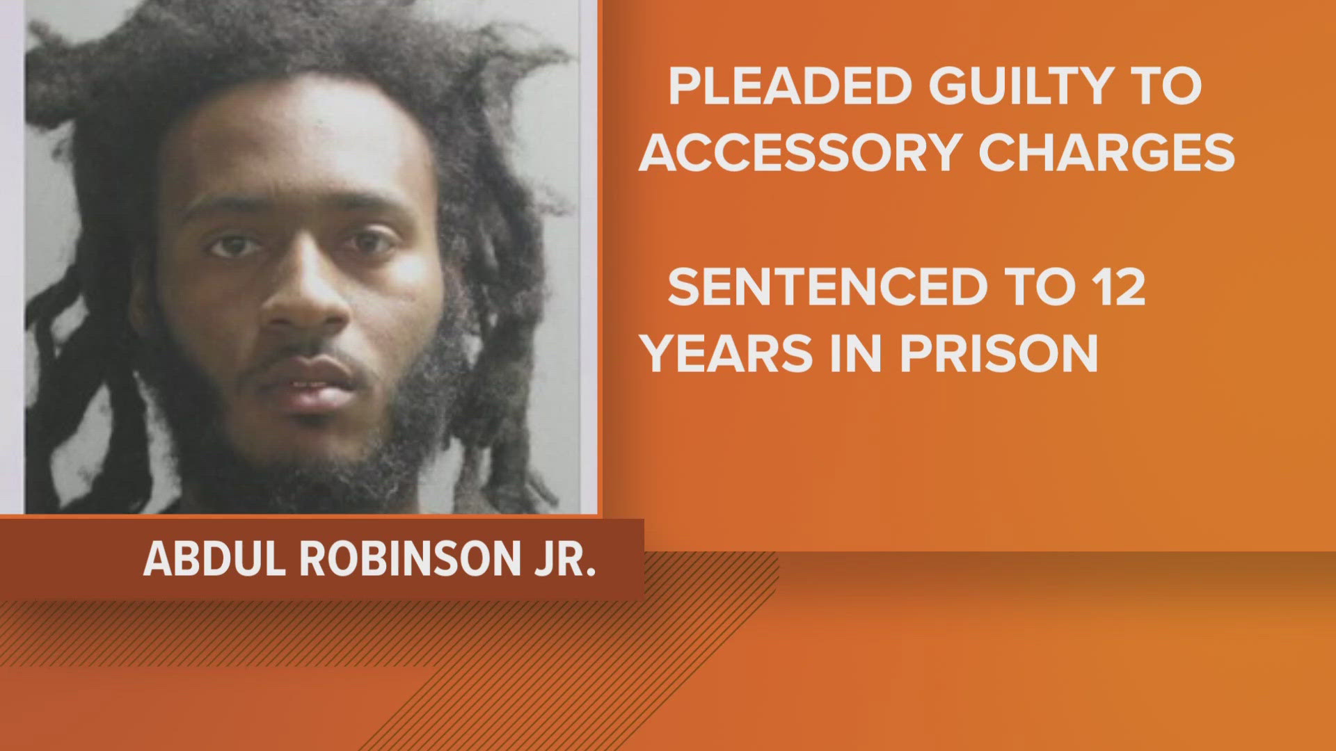 Abdul Robinson Jr., 30, faced a first-degree murder charge in the murder case of Charles McCormick and was set to go on trial before he pleaded guilty.