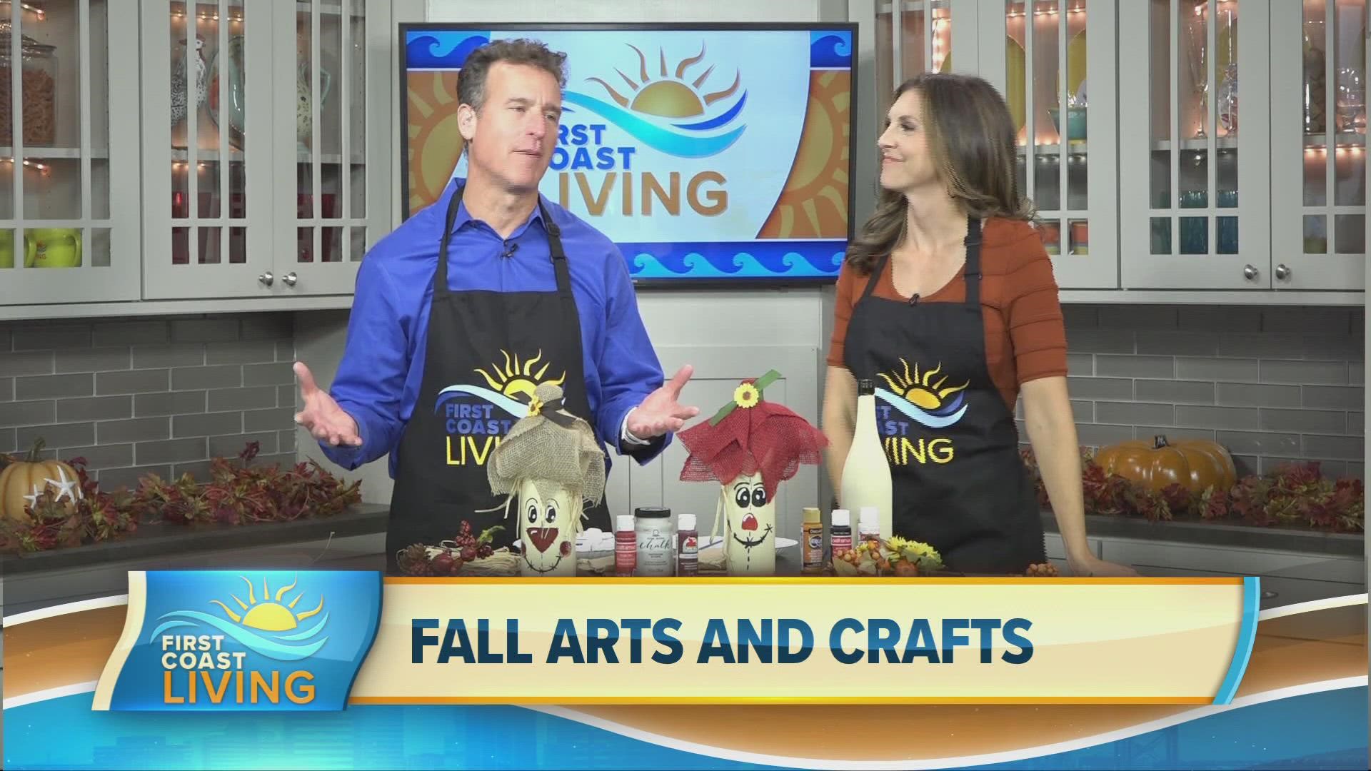 Mike Prangley and Jordan Wilkerson bring scare crows to life with arts and crafts that get us all excited for the holiday season!