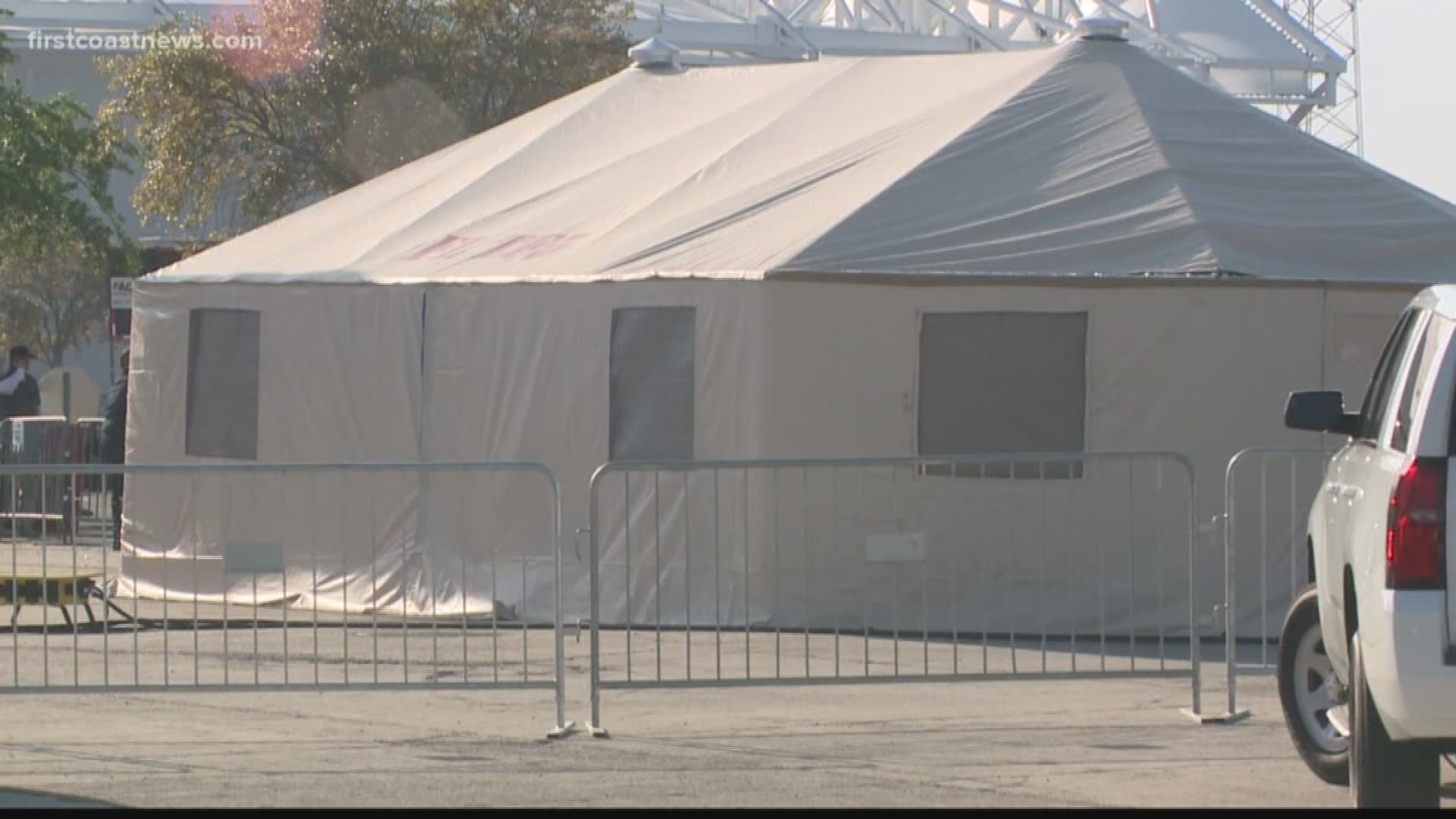 The federal testing site will now be open to people to all ages and people outside of Duval County, but other restrictions are still in place.