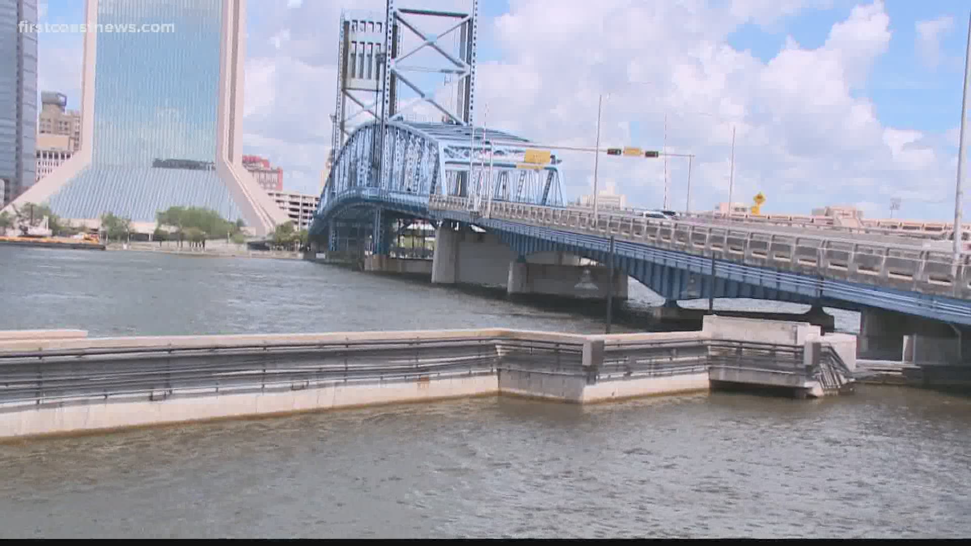 The ramp near what used to be the Jacksonville Landing is set to be torn down in 2021.