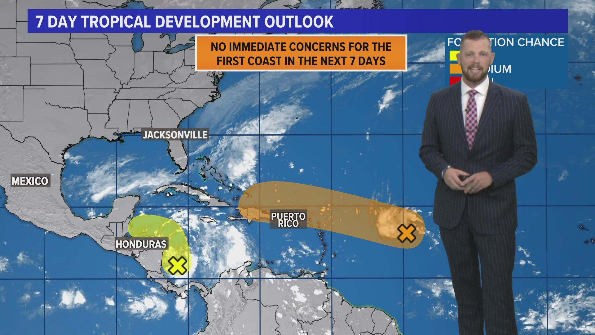 Coldest night in months is expected this evening as the tropics remain quiet for a while longer