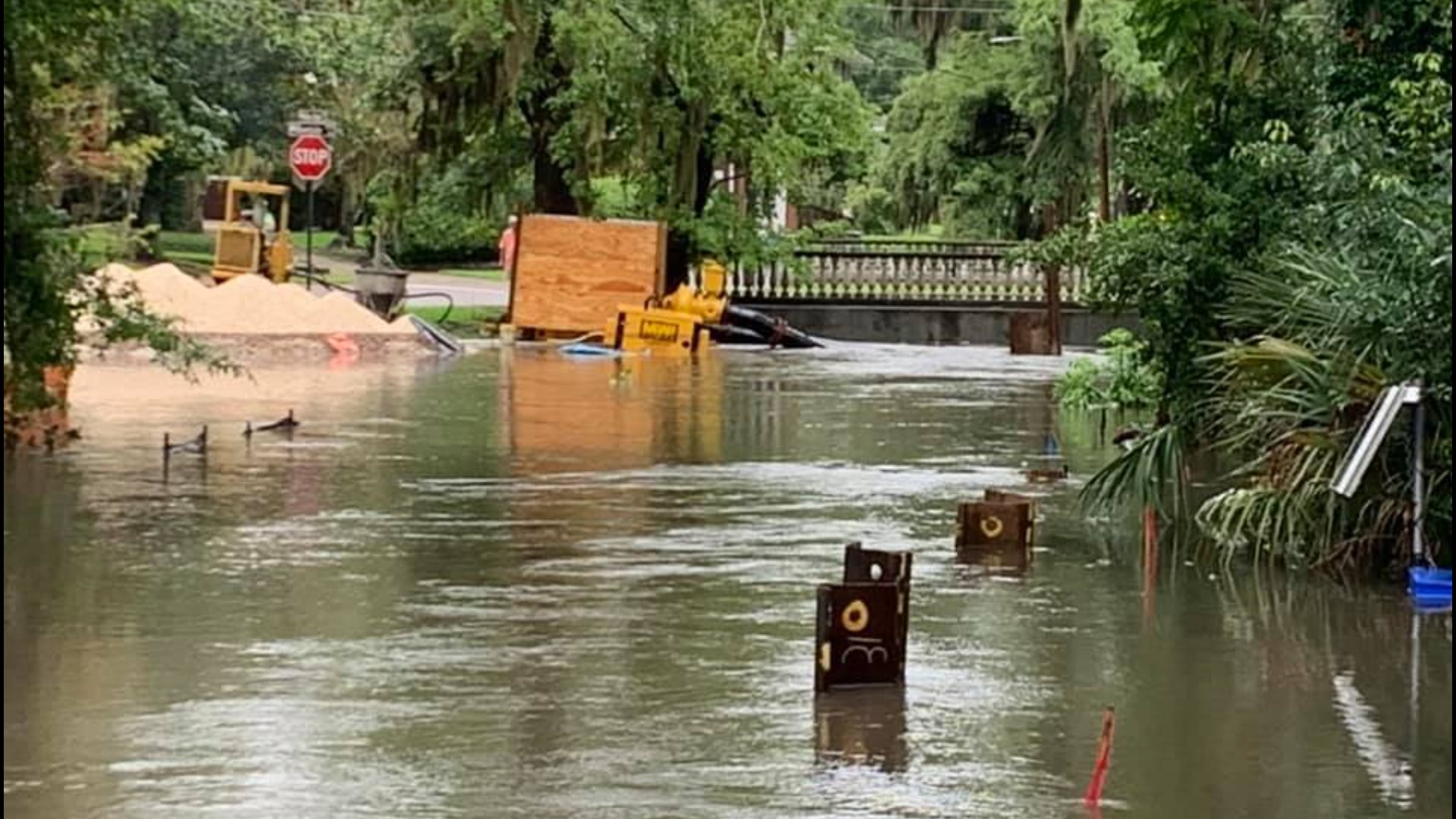 Excessive flooding seen along westside of Jacksonville, Riverside area