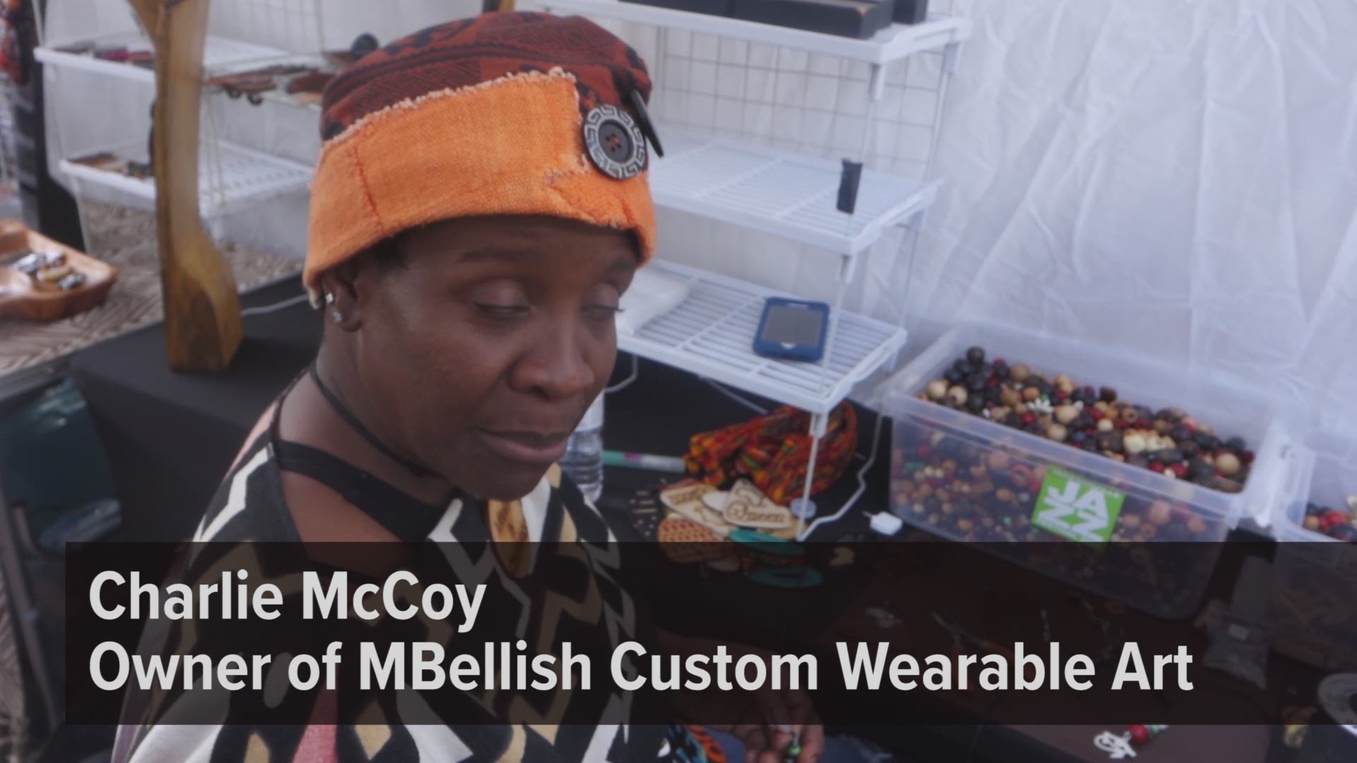 Charlie McCoy was born and raised in Northside Jacksonville and creates wearable art. She shared with First Coast YOU a special moment between her and her father, a fellow artist.