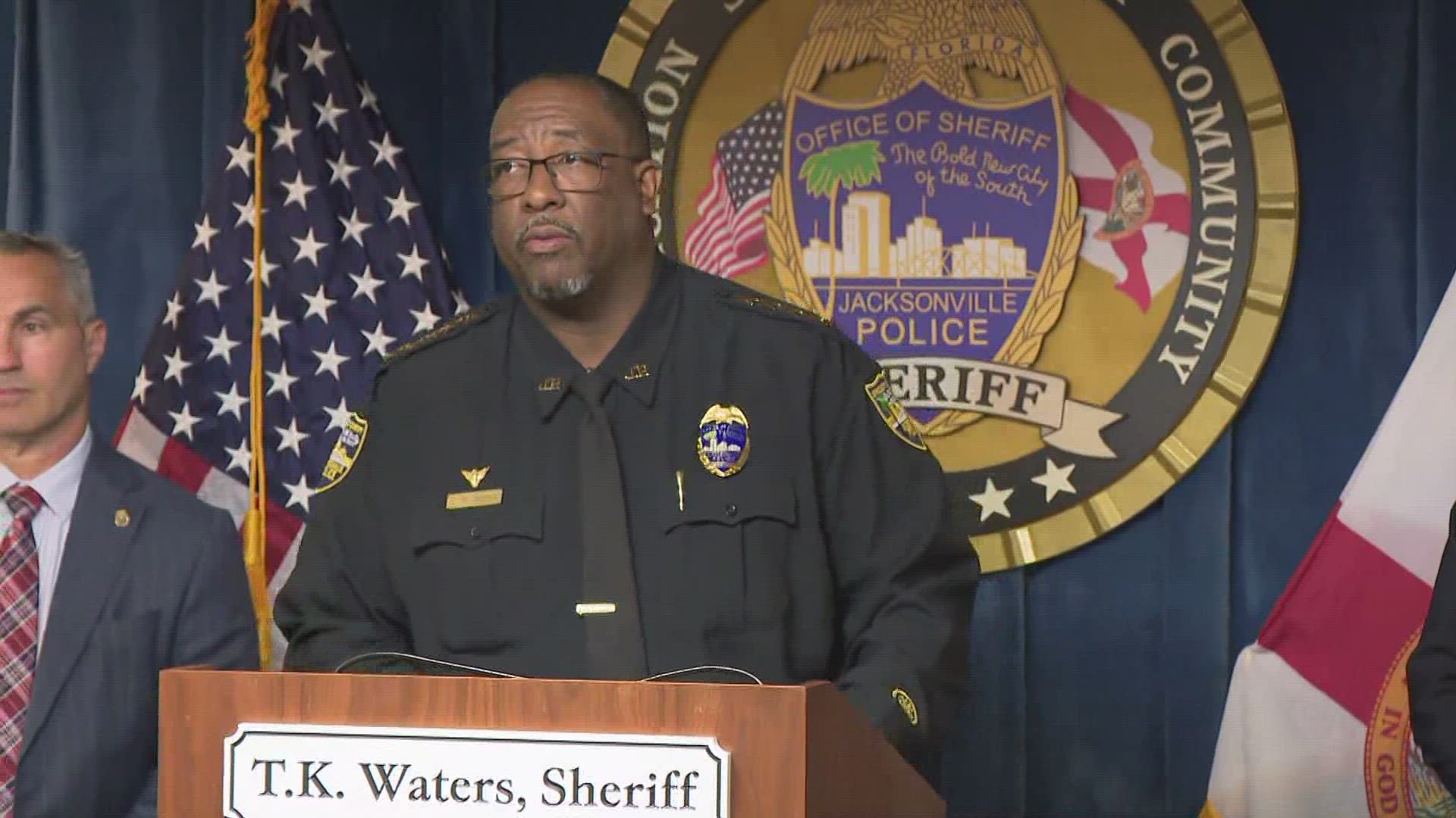 "We are just going to continue to hope for his full recovery," Sheriff T.K. Waters said.