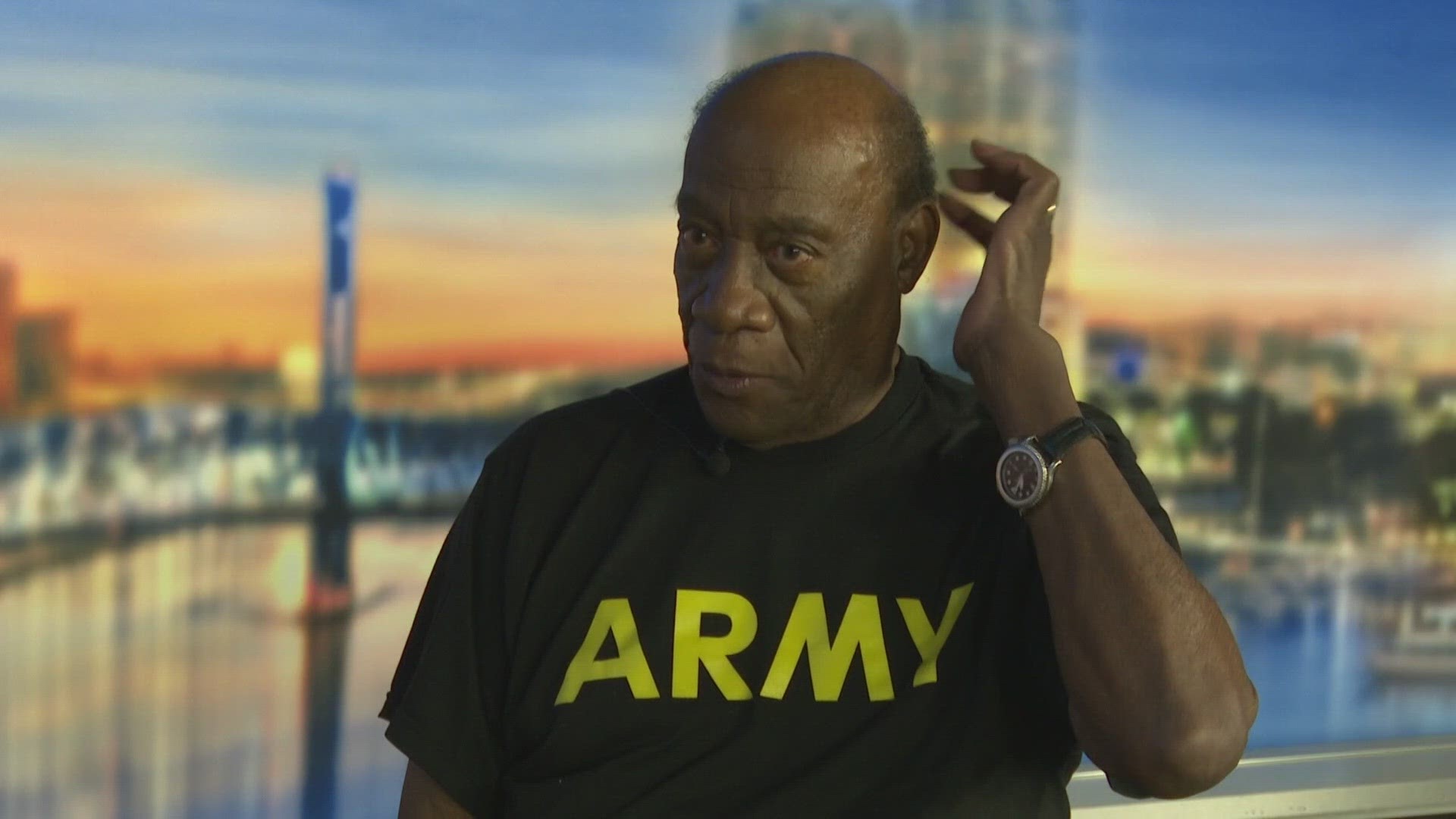 Johnnie Rowe Jr. told First Coast News that experiencing and being a part of war is an "indentation on your brain."