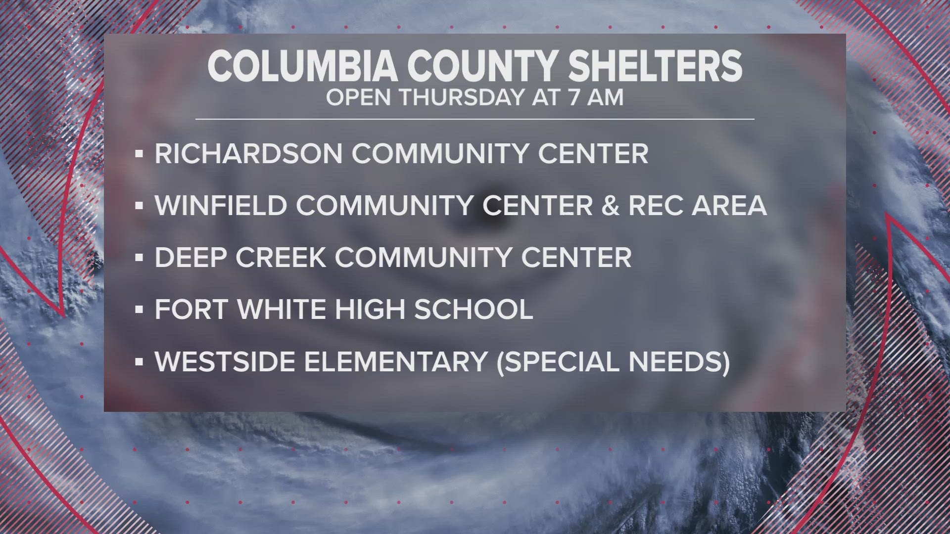 As Helene approaches the First Coast, we are keeping track of shelters in Northeast Florida and Southeast Georgia. Find a full county-by-county list on our website.