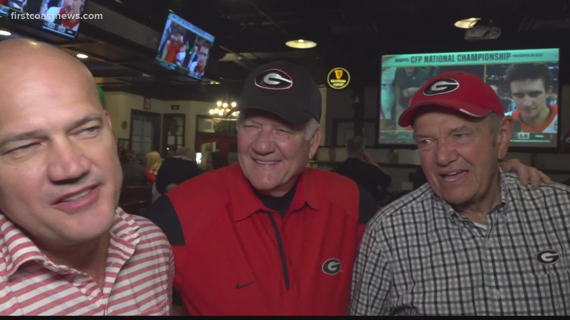 Jacksonville Georgia Bulldogs fans packed the house at Culhane's, where emotions ran high as the Dawgs ultimately took their first title since the 1980 season.