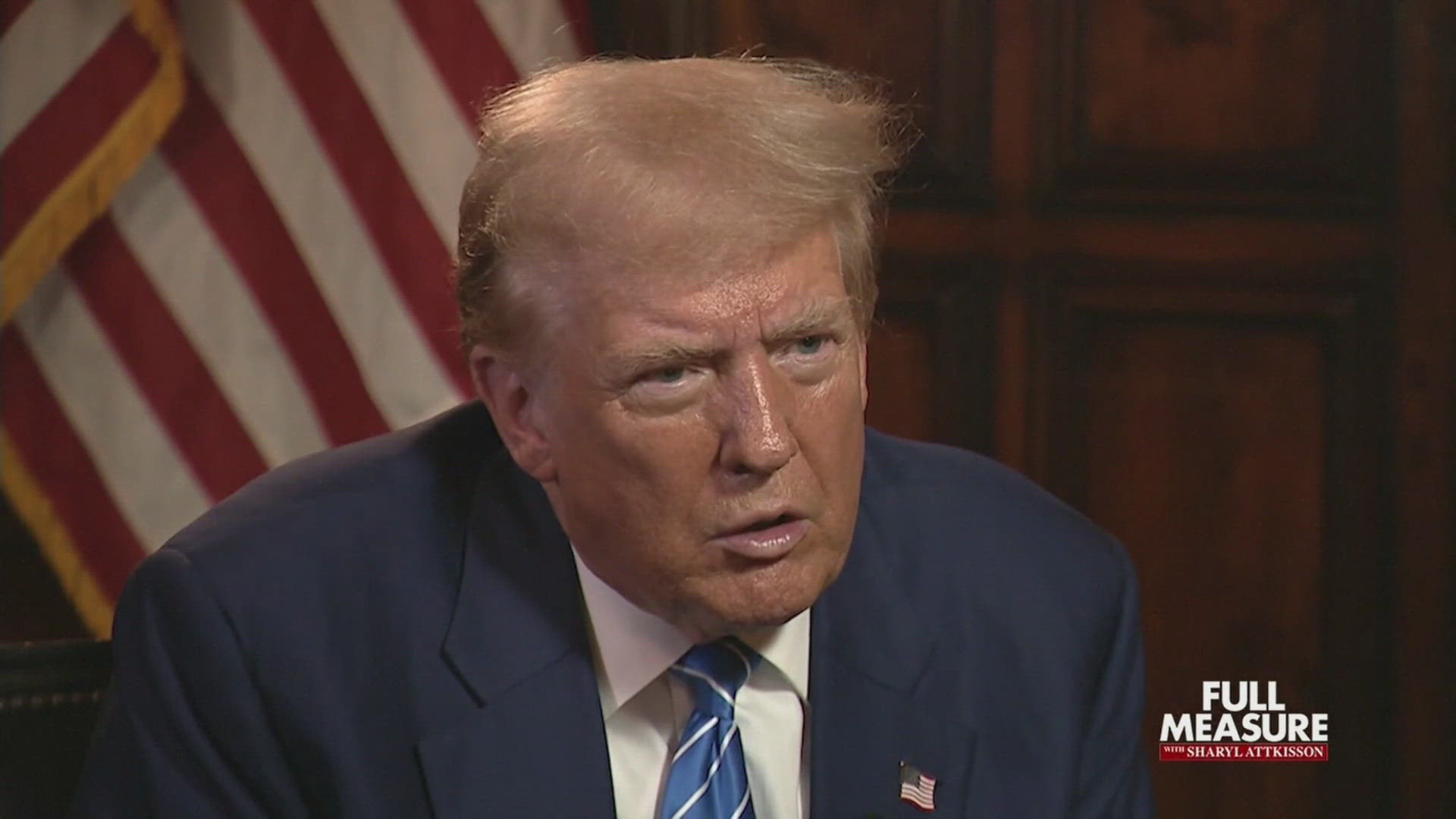 Trump said he wouldn't run for president in 2028 in an interview with the program Full Measure recorded Friday.