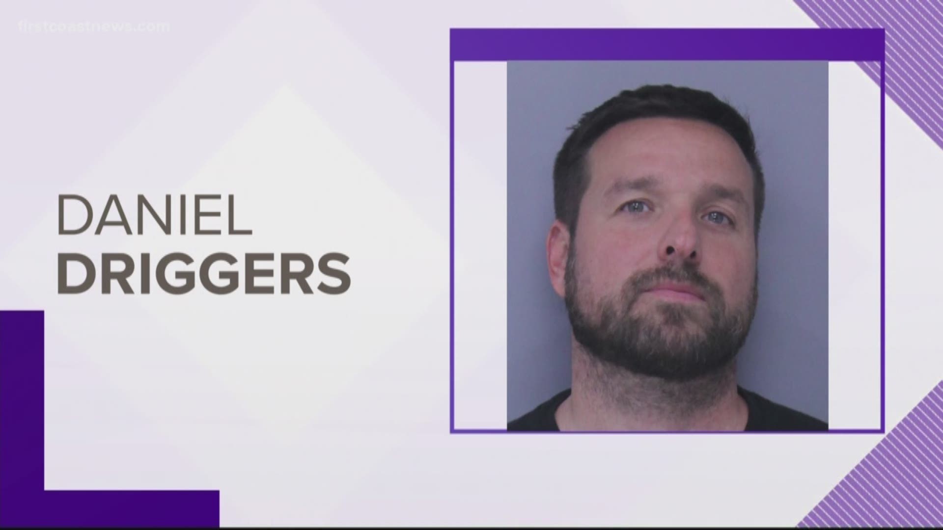 The St. Johns County Sheriff's Office said Daniel David Driggers, 43, called the victim over 80 times before she blocked his calls.