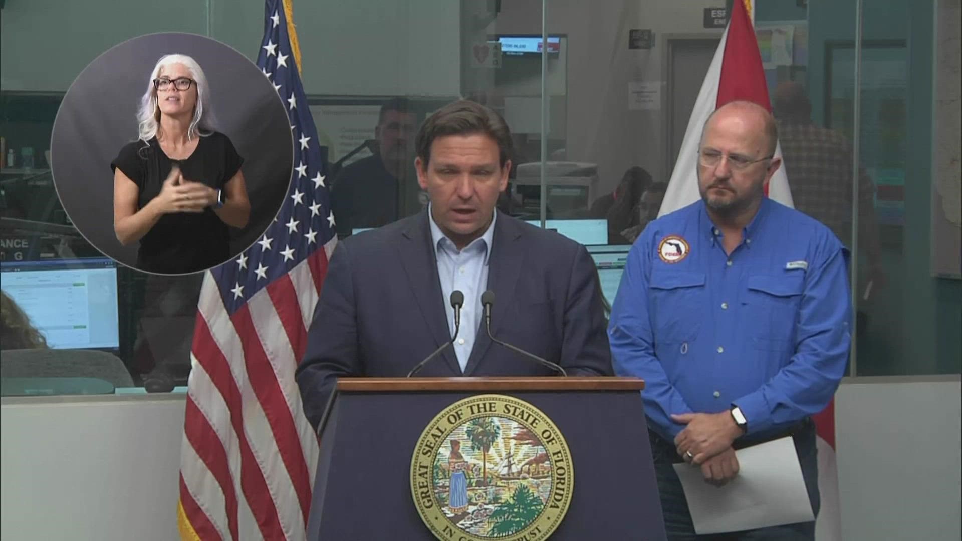 The state of Florida has already seen damage in Charlotte and Lee counties as of Wednesday. Governor DeSantis says there is a small chance Ian becomes a Cat 5 storm.