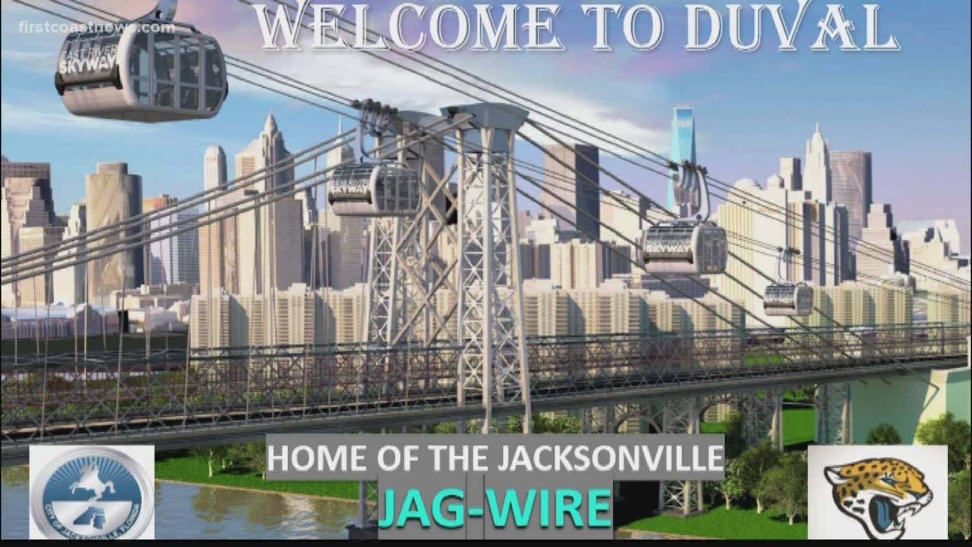 A Jacksonville developer wants to build a "gondola life" to take riders across the St. Johns River.
