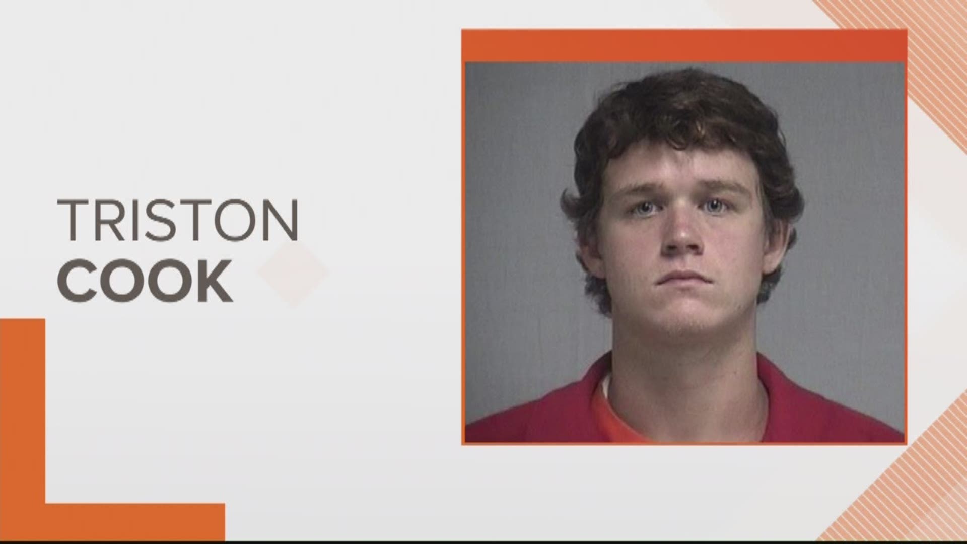 Triston Cook is currently being held at the Nassau County jail on a $2,500 bond.