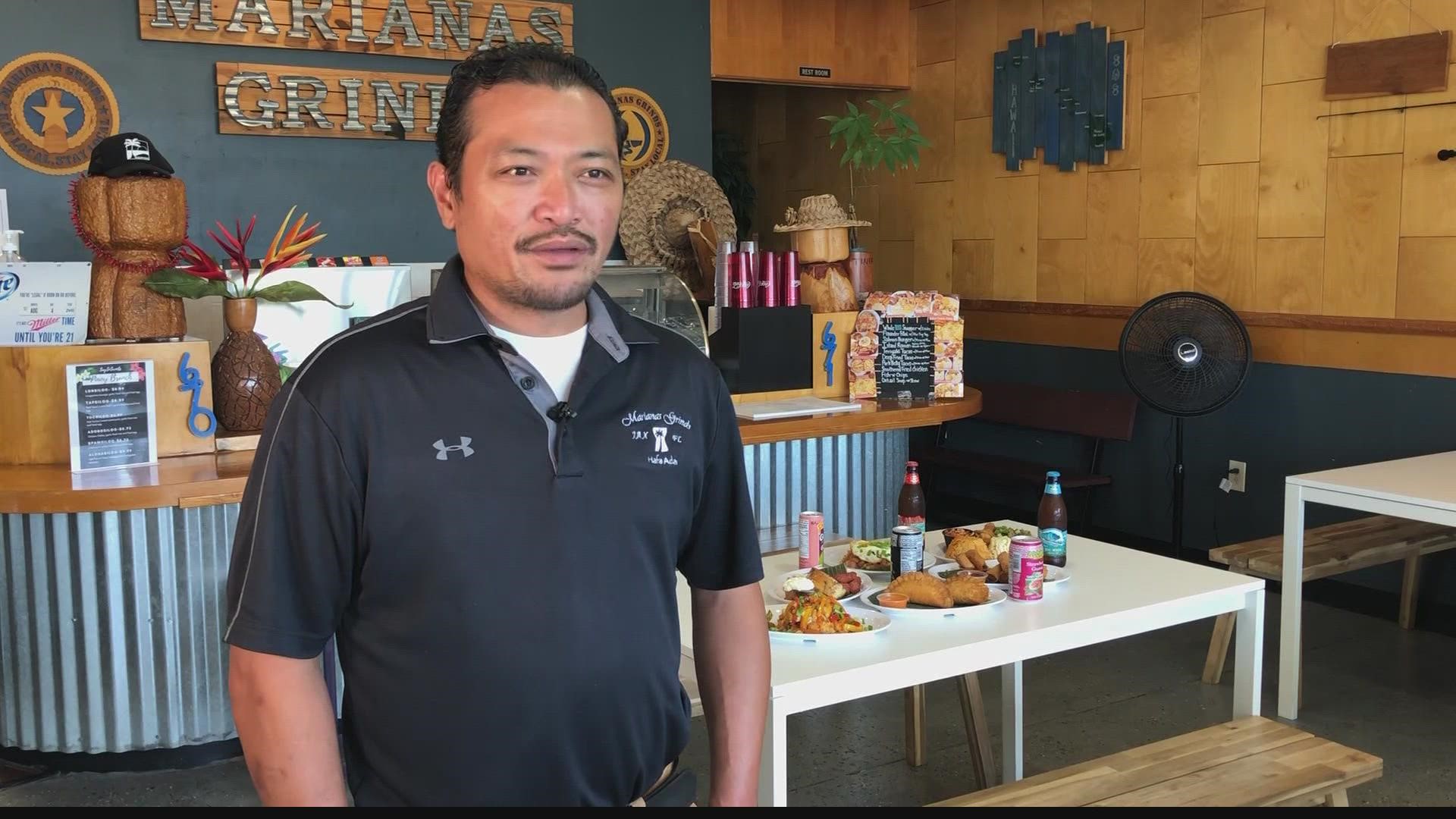 Marianas Grinds brings you a taste of the Mariana Islands and you don't have to go any farther than Beach Boulevard.
