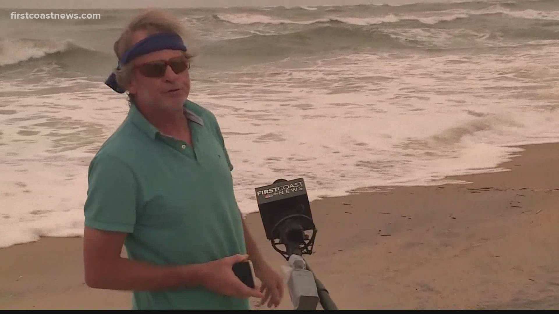 Flagler Beach and Vilano Beach were spared major damage, but did see rough surf and some erosion.