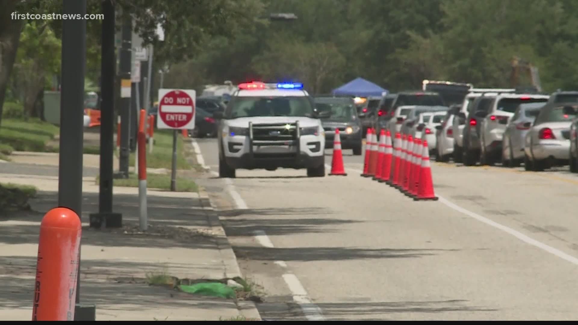 Hundreds of people have been waiting hours in line to get tested at Lot J. We wanted to know how long it would take to get a test elsewhere.