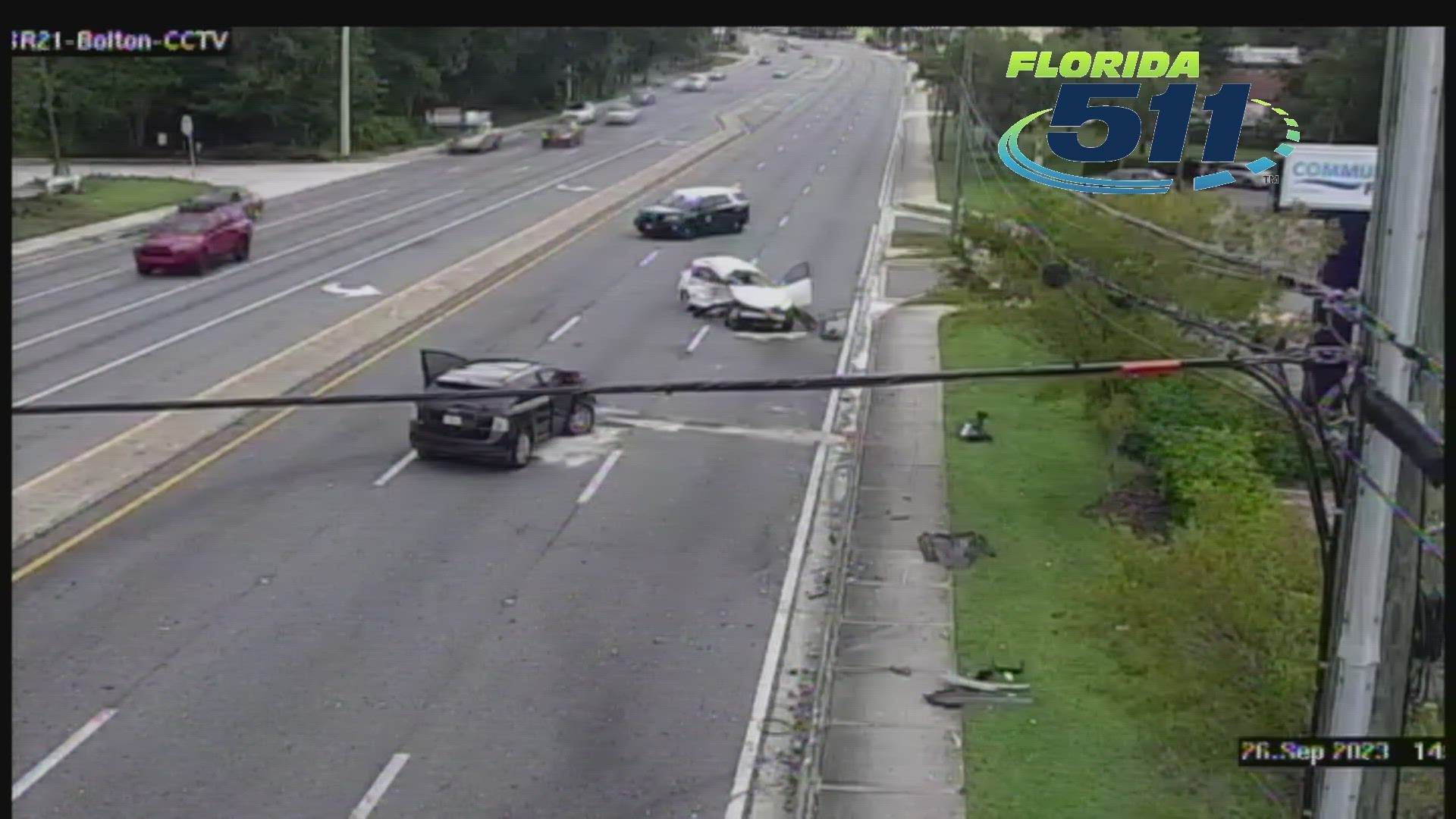 The Florida Highway Patrol is reporting a fatal crash on Blanding Boulevard at Bolton Road Tuesday afternoon.