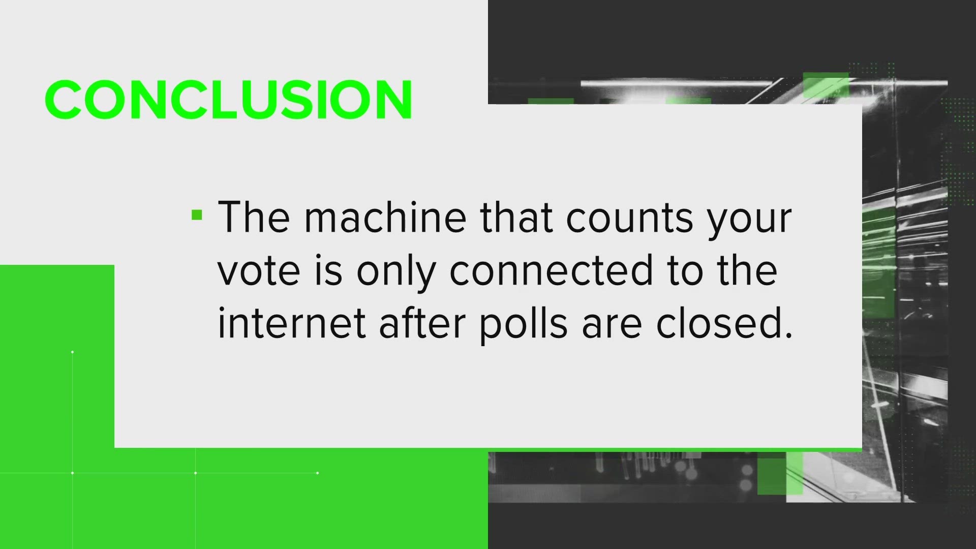 Duval County will use new machines to count ballots. Our Verify team determined claims the machines connect to the internet need context.