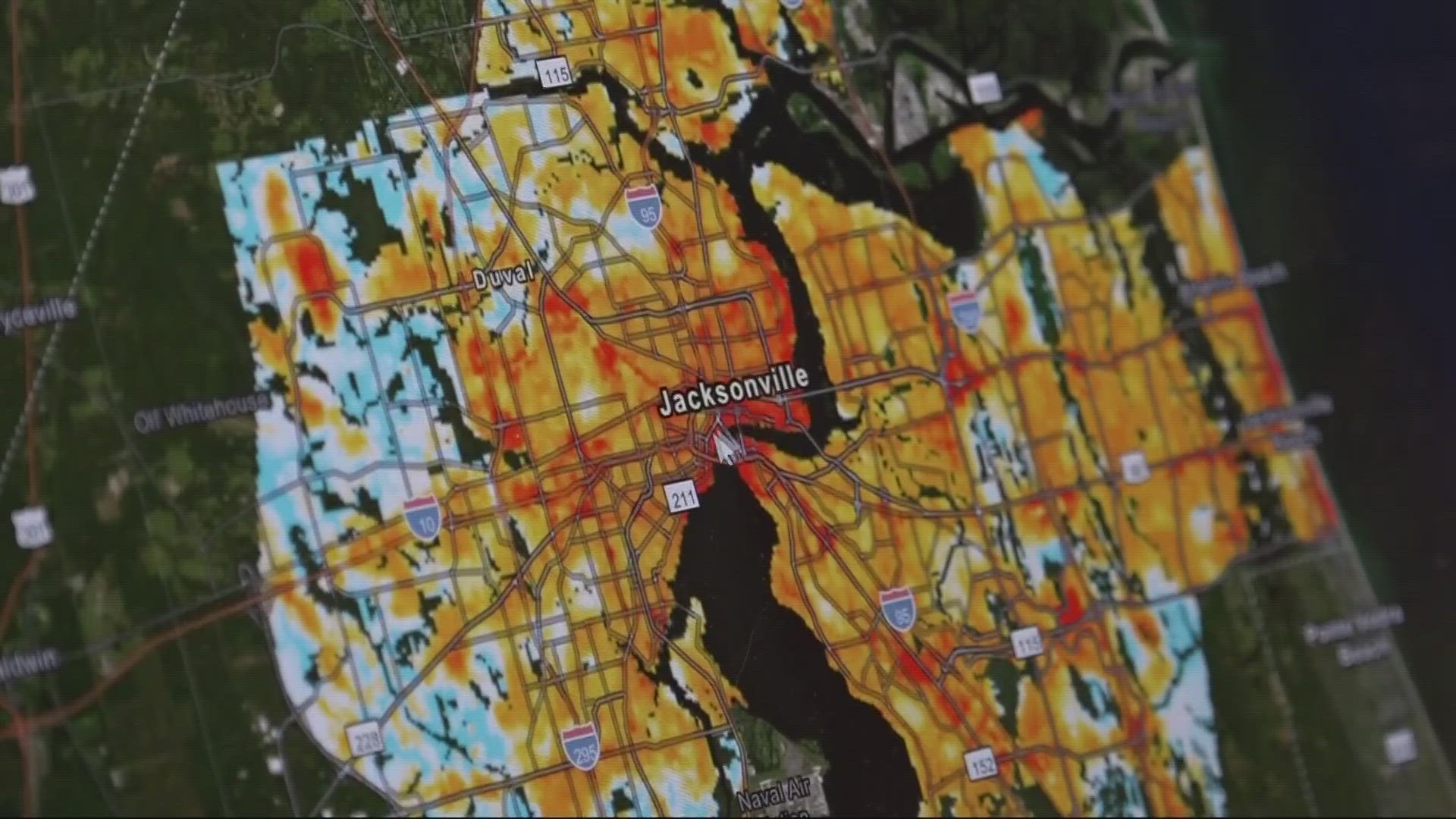 The city of Jacksonville and University of North Florida teamed up for an urban heat study, but what's happening with the findings?