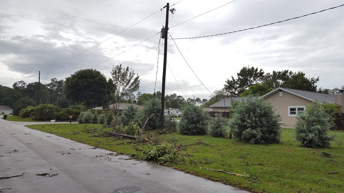 Weak EF1 tornado causes damage in St. Johns County
