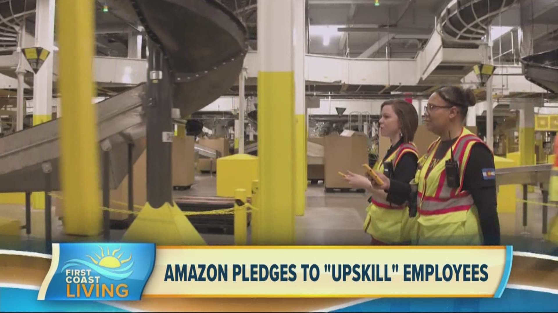 Amazon announces a large-scale workforce development commitment to 'upskill' their employees.