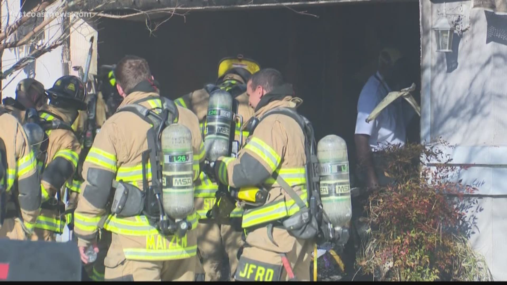 Six displaced after house fire in Northwest Jacksonville