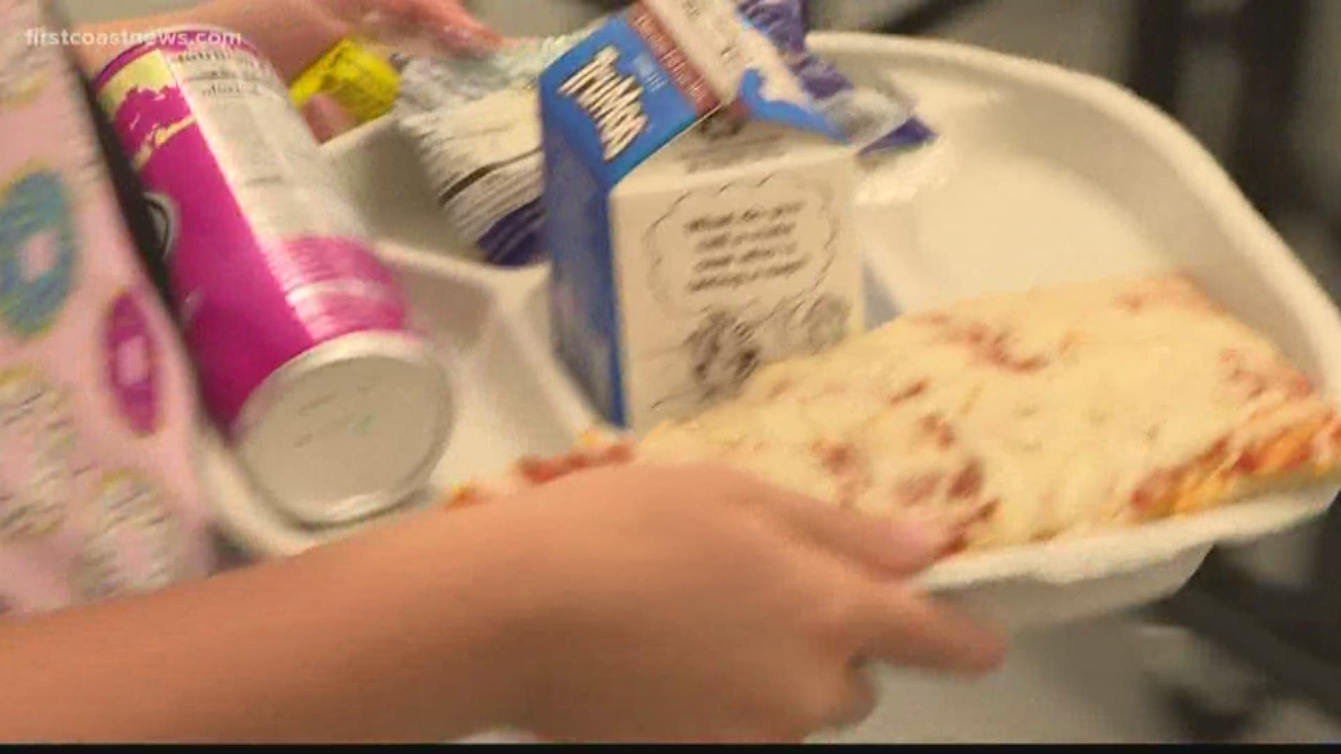 St. Johns Schools are testing out paper trays at Otis Mason Elementary. Schools around the state are choosing to swap out styrofoam trays for paper trays.