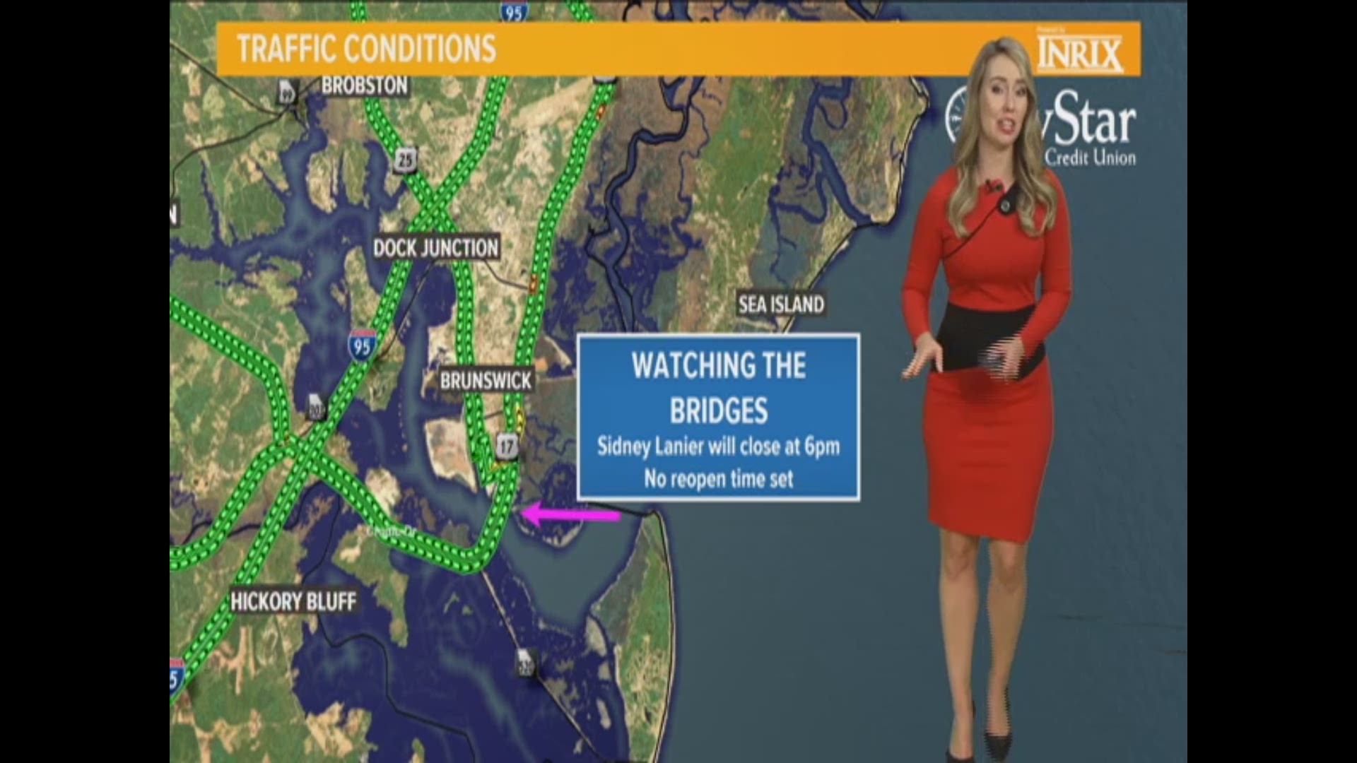 Katie Jeffries breaks down everything you need to know about First Coast bridges during Hurricane Michael.