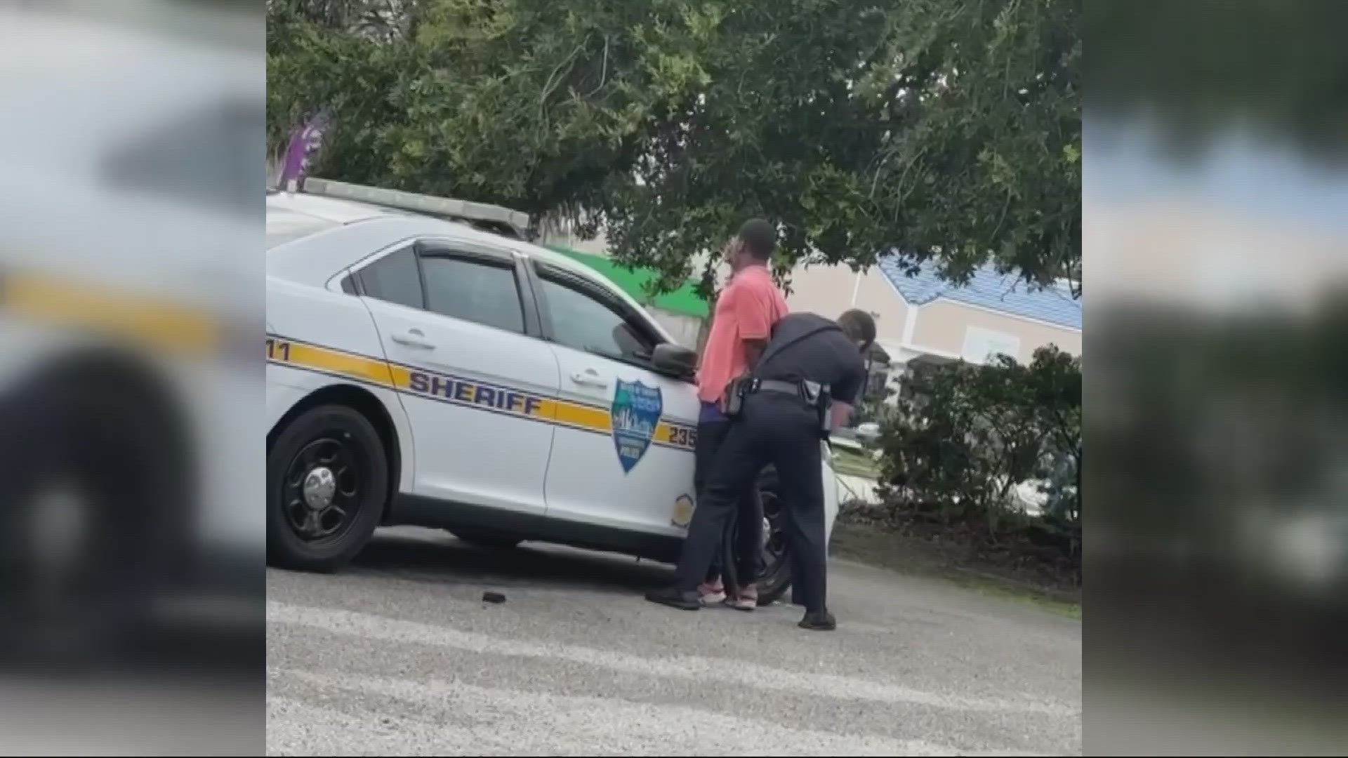 JSO says officers were called to the area of Bell Tower Court Monday in response to a domestic call between a woman and her boyfriend.