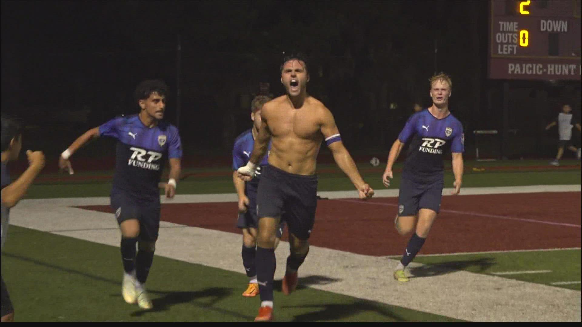 The Armada have several players who have played soccer locally. Including Fleming Island grad, Reed Davis, who scored the game-winner in the South Region Final.