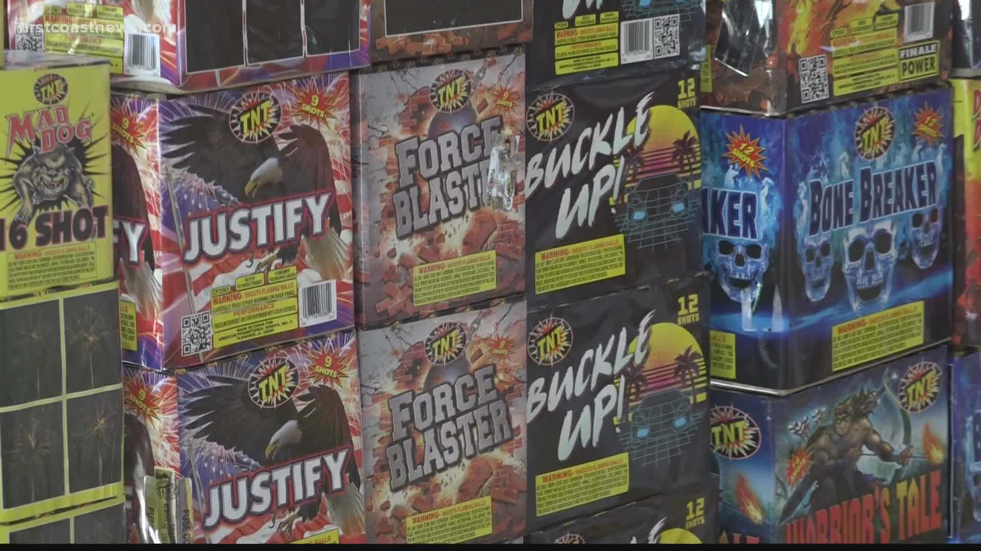 Fireworks sellers say there is a higher demand than in years past due to the spike in COVID-19 cases.
