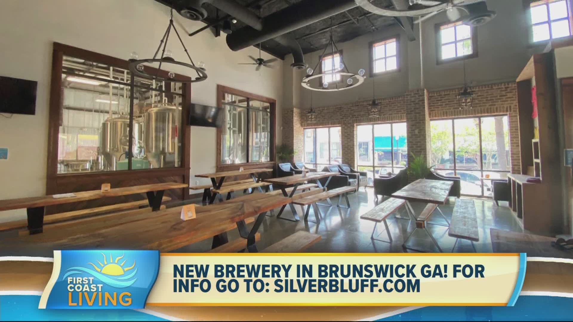Silver Bluff Brewing Company is a brewery, beer garden, & taproom located in Historic Downtown Brunswick.