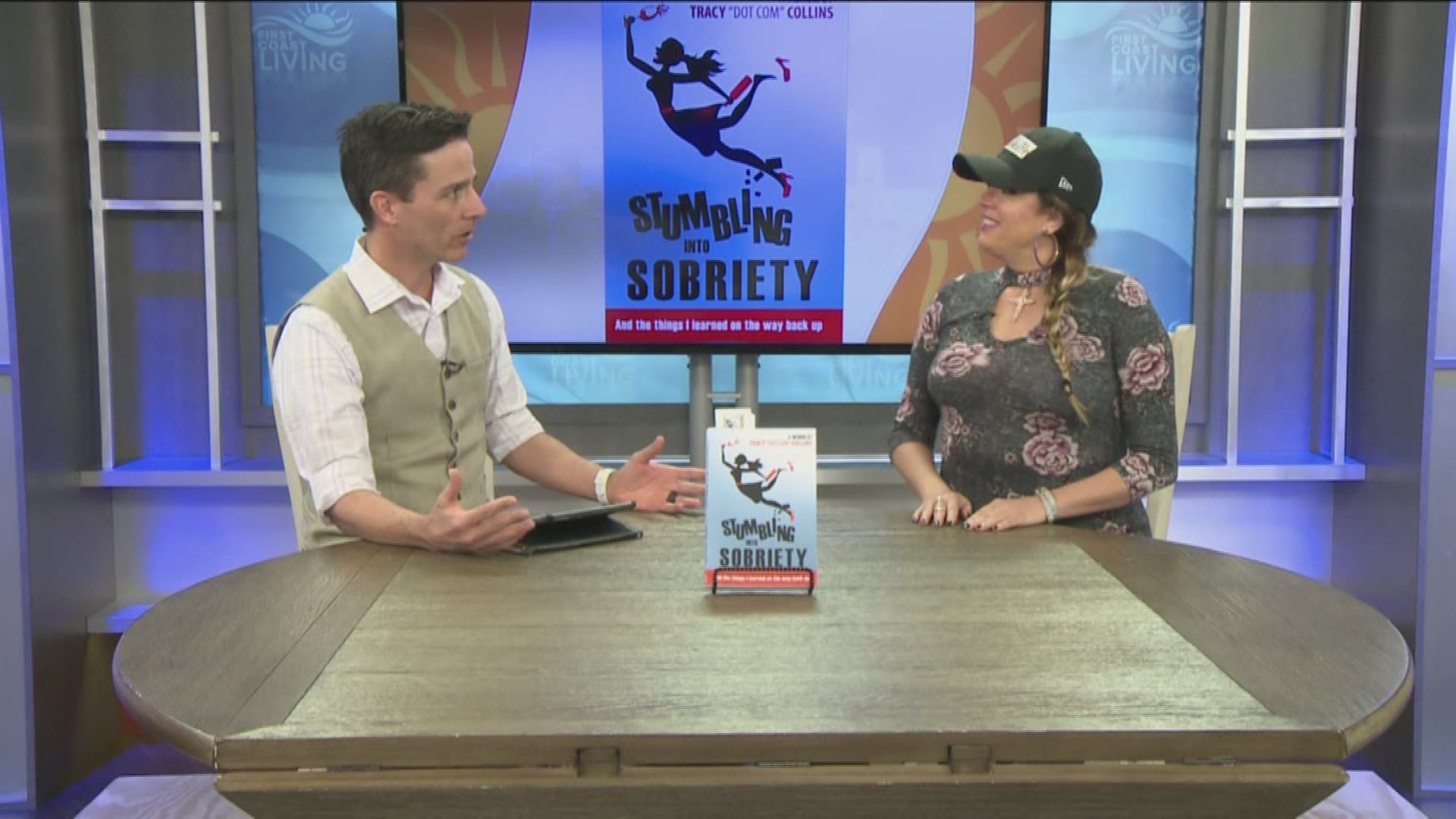 Tracy Collins wrote a book titled "Stumbling into Sobriety" to inspire others who are going through what she went through.