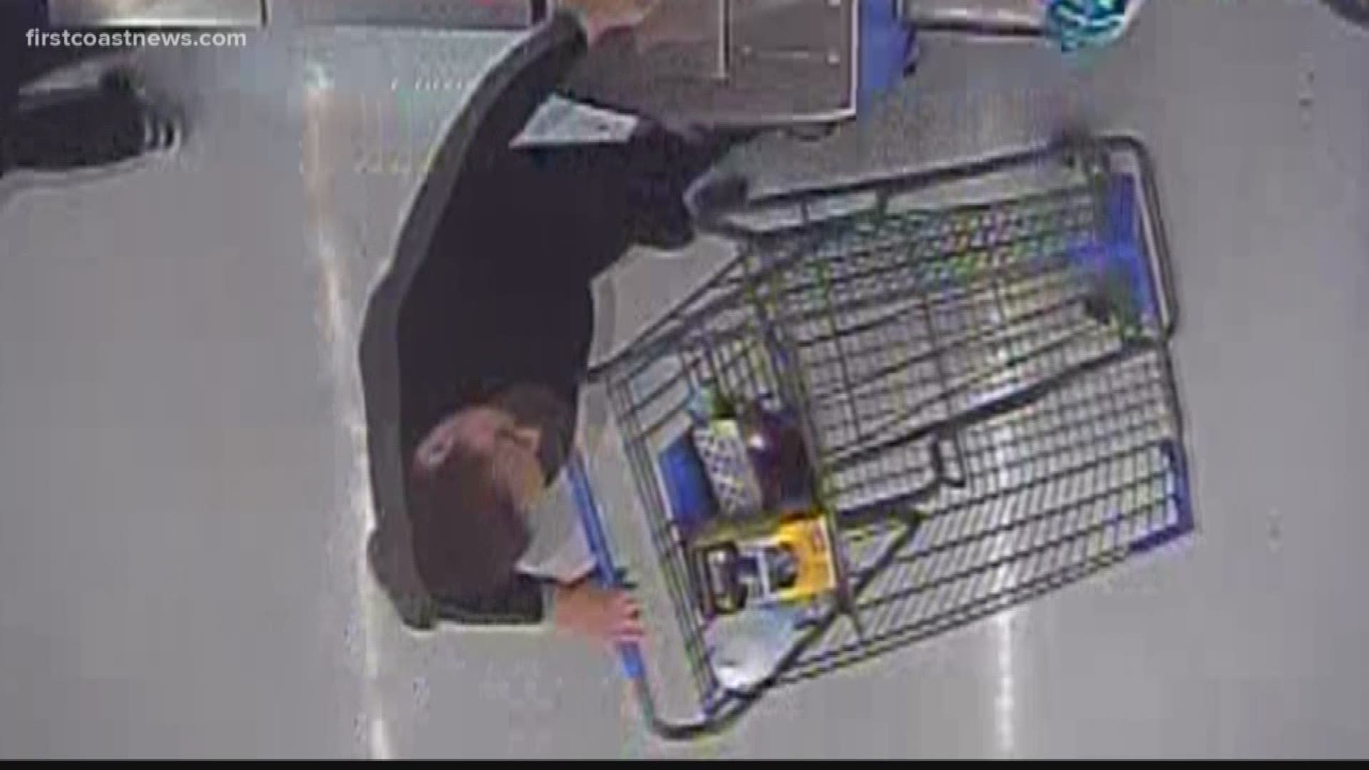 Newly released surveillance footage shows Kessler purchasing ammonia, black trash bags, and an electric knife at a Walmart self-checkout line.