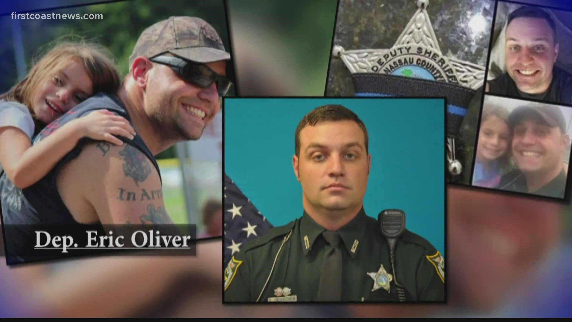 On November 22, 2016, Nassau County Deputy Eric Oliver was struck and killed by a vehicle on State Road 200 in Yulee.